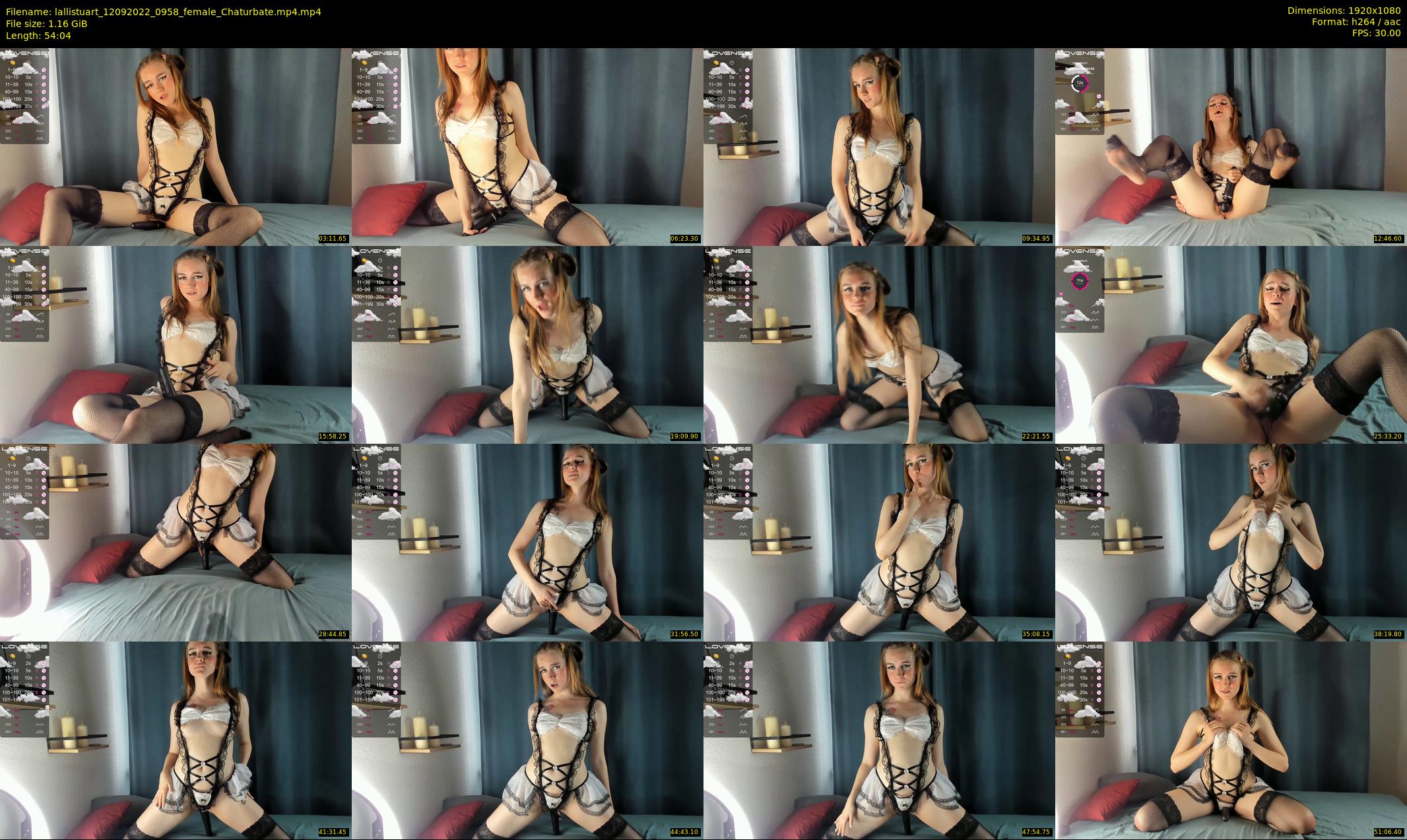 lallistuart — 55 minute Chaturbate female cam show recording, 1080p, Sep 12, 2022