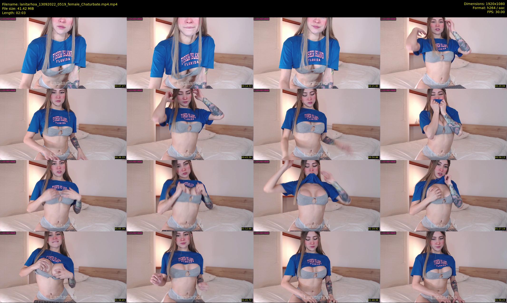 lanitarhoa — 3 minute Chaturbate female cam show recording, 1080p, Sep 13, 2022