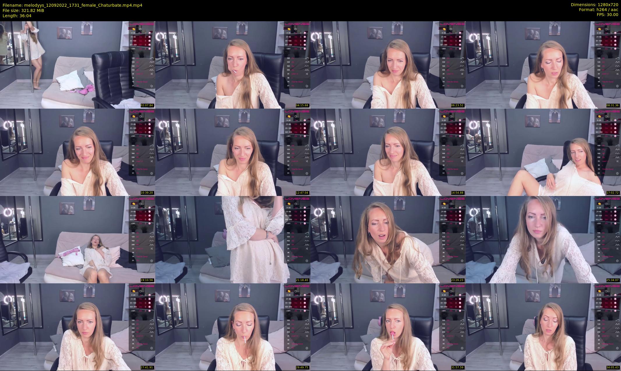 melodyys — 37 minute Chaturbate female cam show recording, 720p, Sep 12, 2022