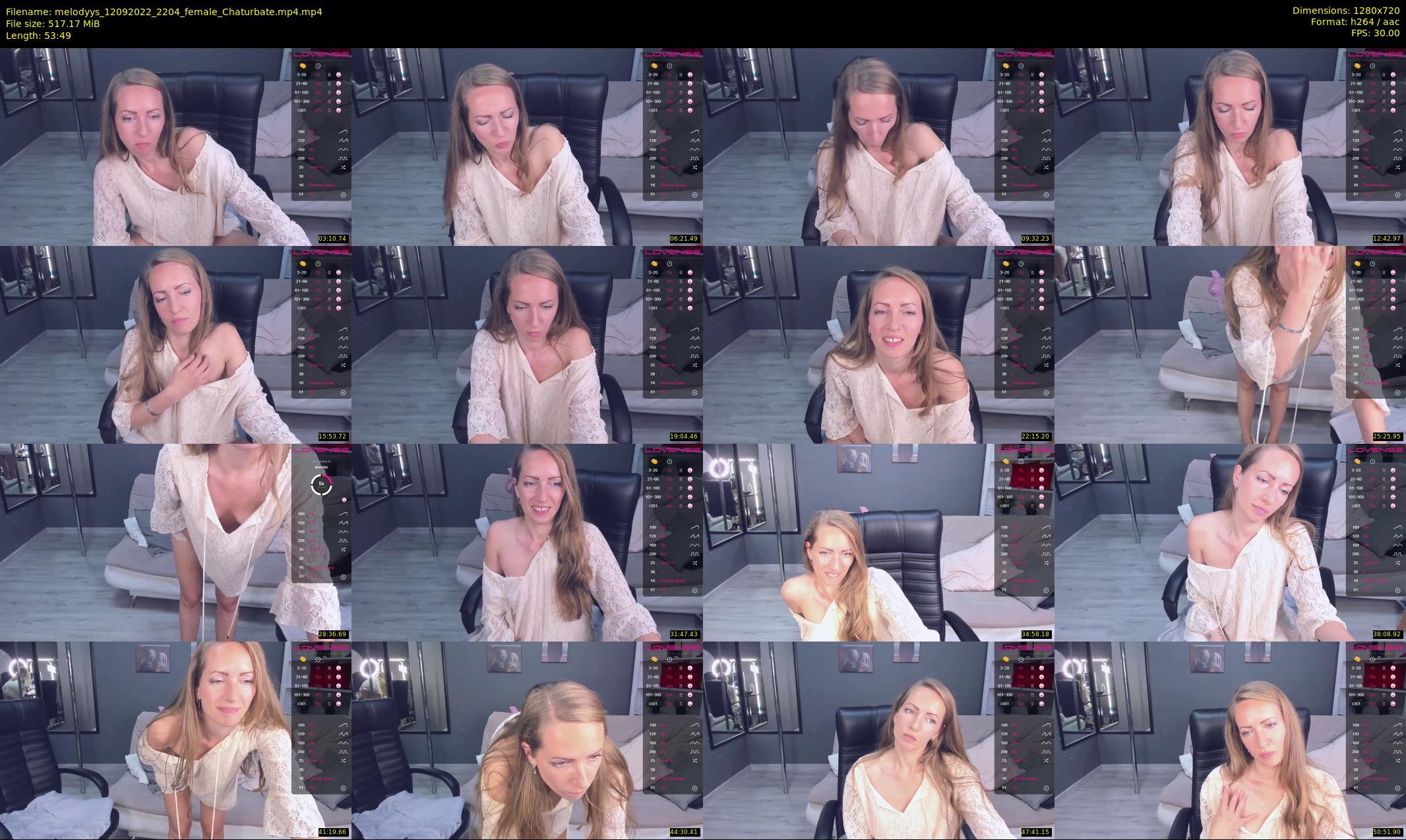 melodyys — 54 minute Chaturbate female cam show recording, 720p, Sep 12, 2022