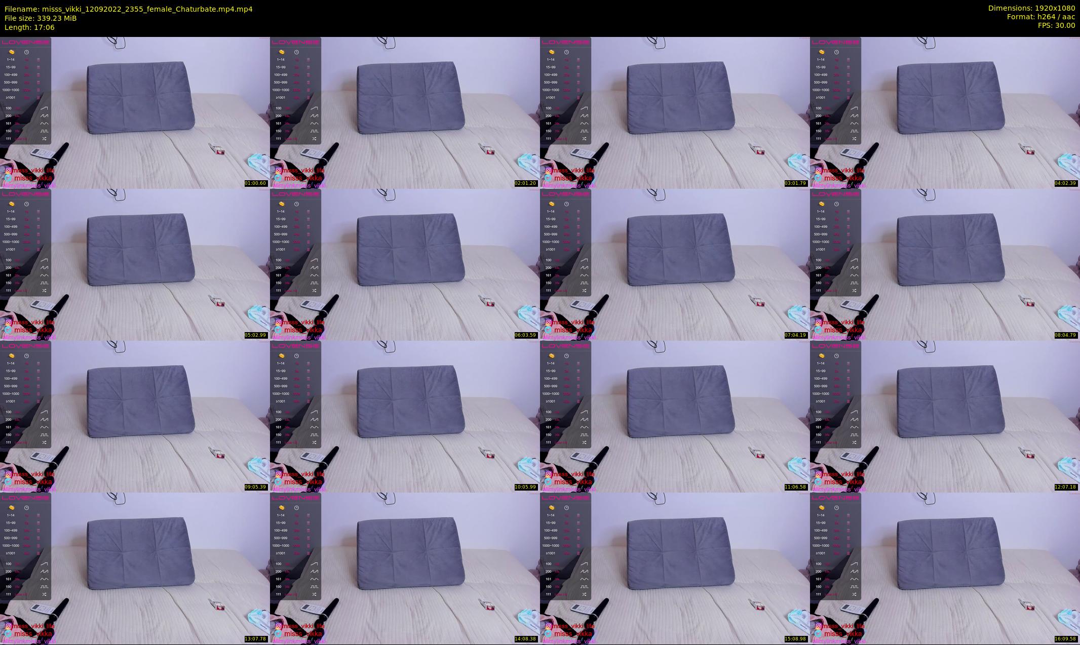 misss_vikki — 18 minute Chaturbate female cam show recording, 1080p, Sep 12, 2022