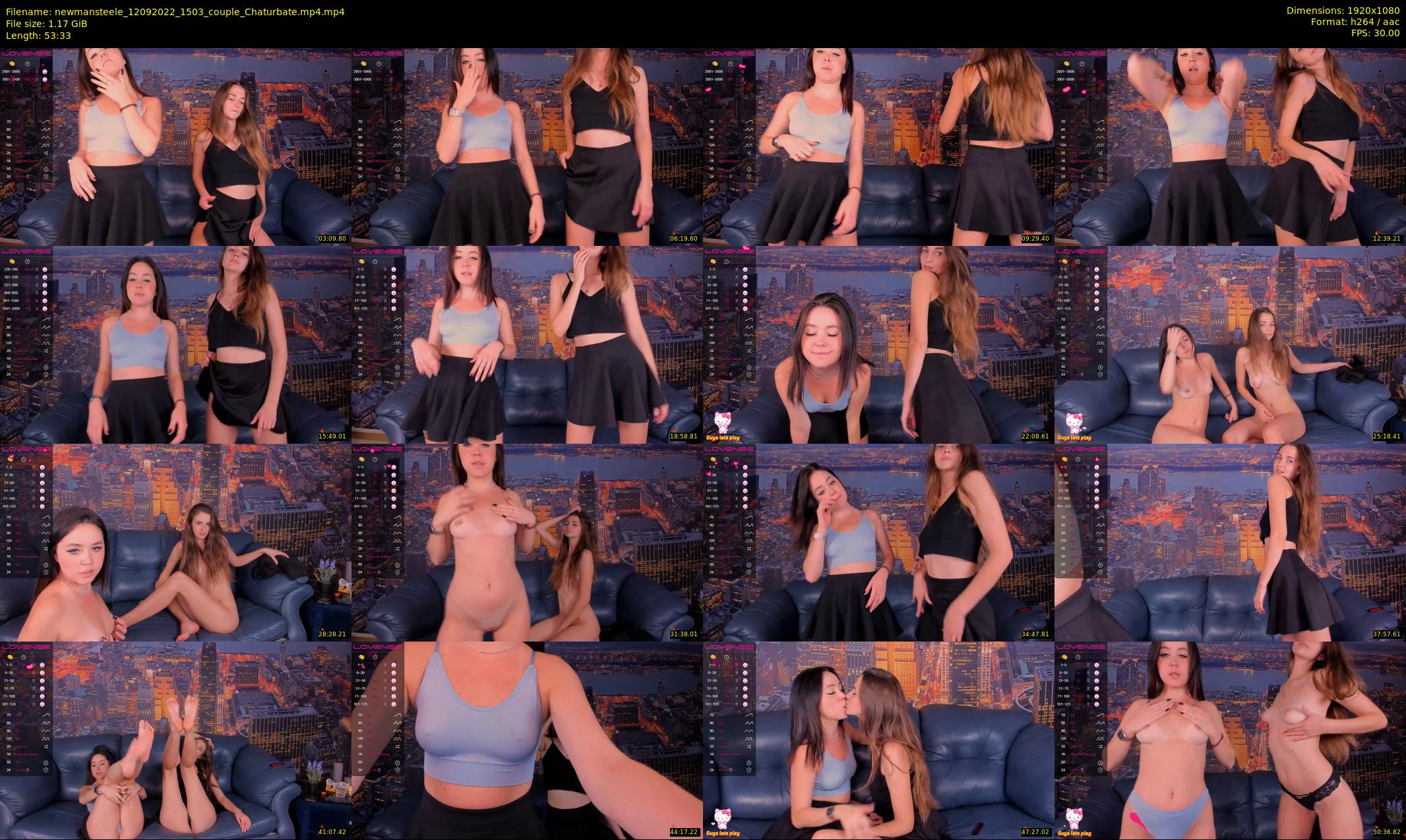 newmansteele — 54 minute Chaturbate couple cam show recording, 1080p, Sep 12, 2022