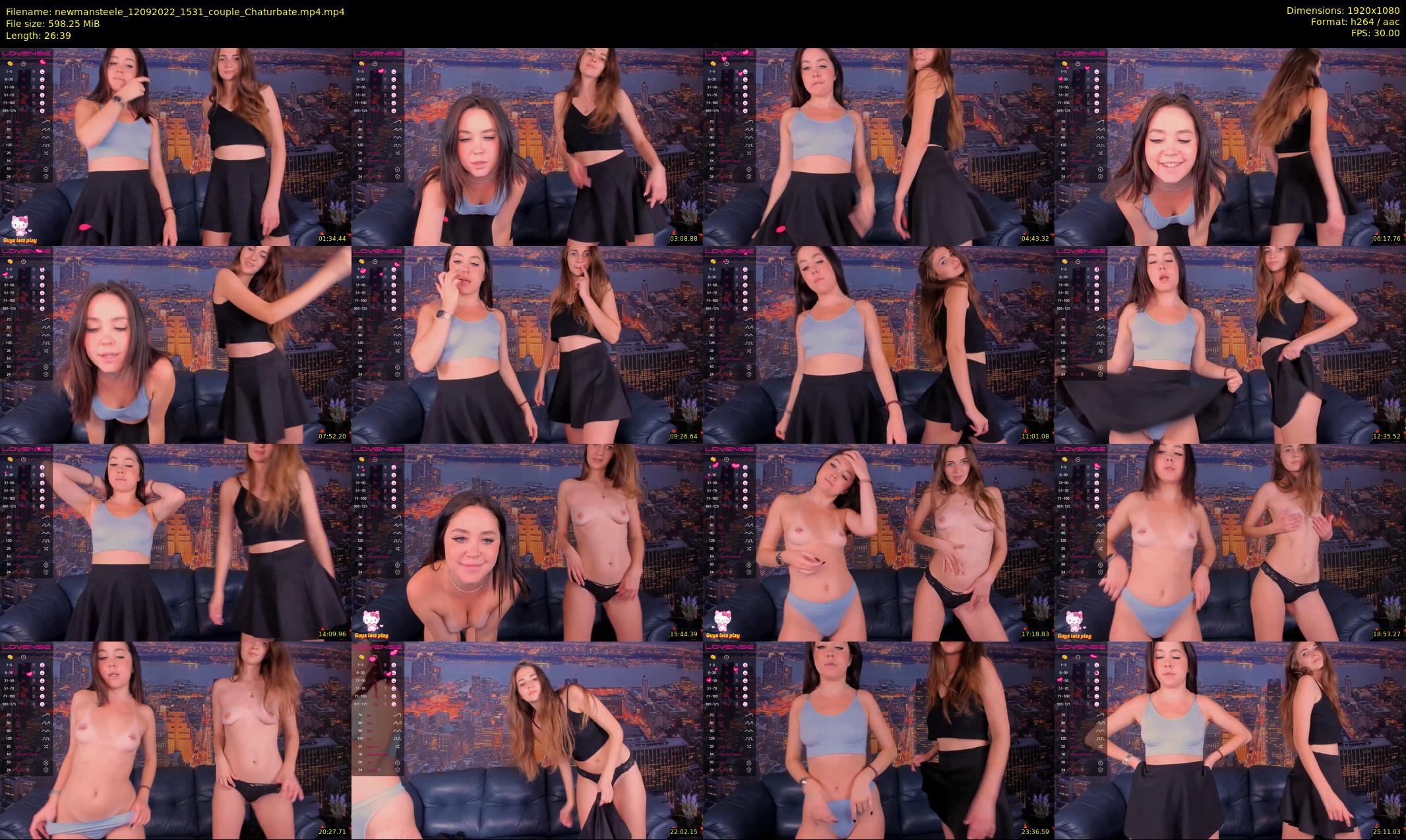 newmansteele — 27 minute Chaturbate couple cam show recording, 1080p, Sep 12, 2022