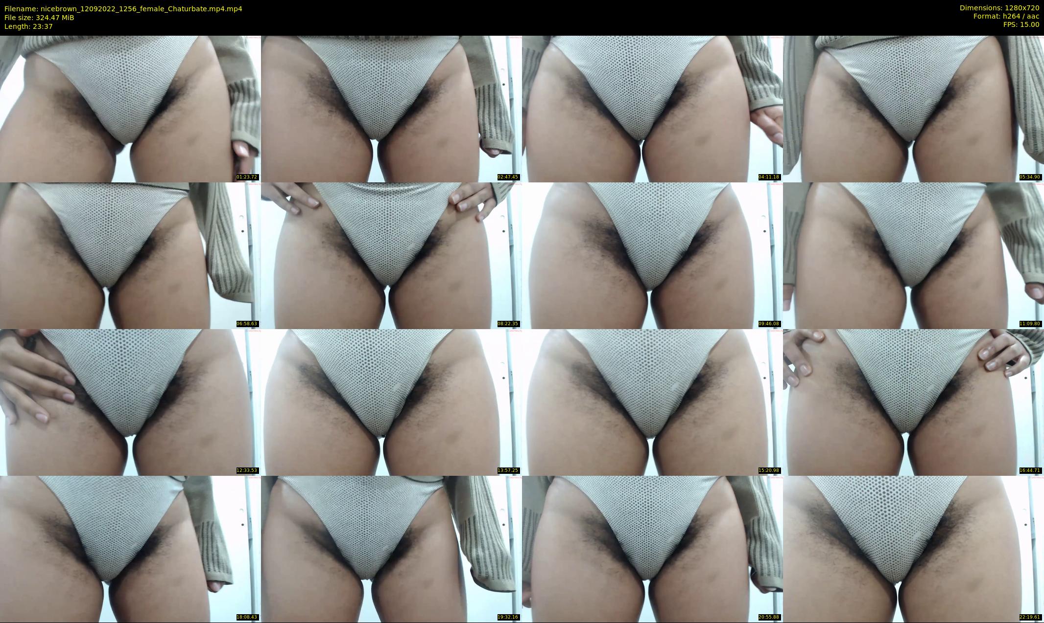 nicebrown — 24 minute Chaturbate female cam show recording, 720p, Sep 12, 2022