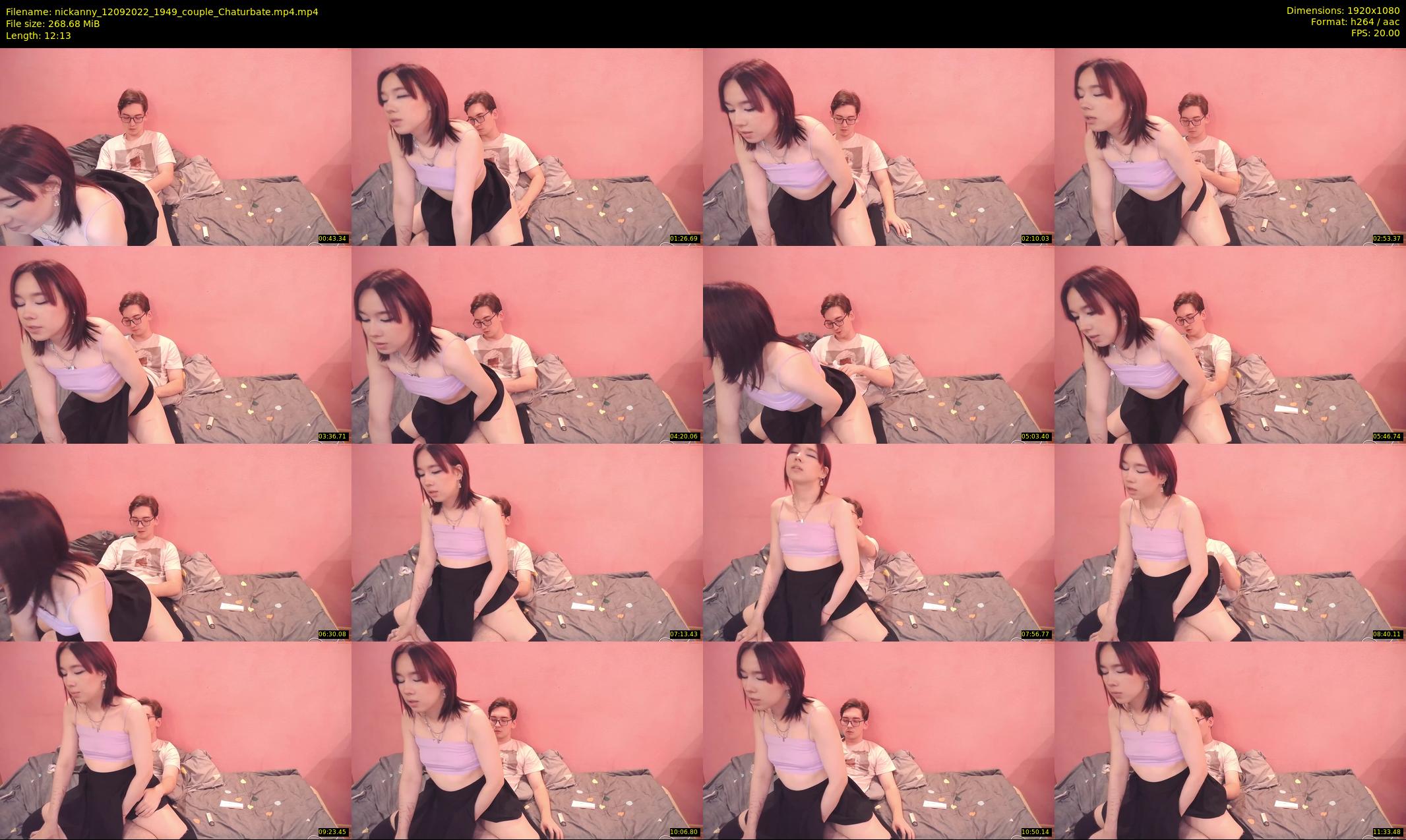 nickanny — 13 minute Chaturbate couple cam show recording, 1080p, Sep 12, 2022