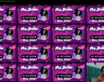 nix_brown — 33 minute Chaturbate female cam show recording, 1080p, Sep 12, 2022