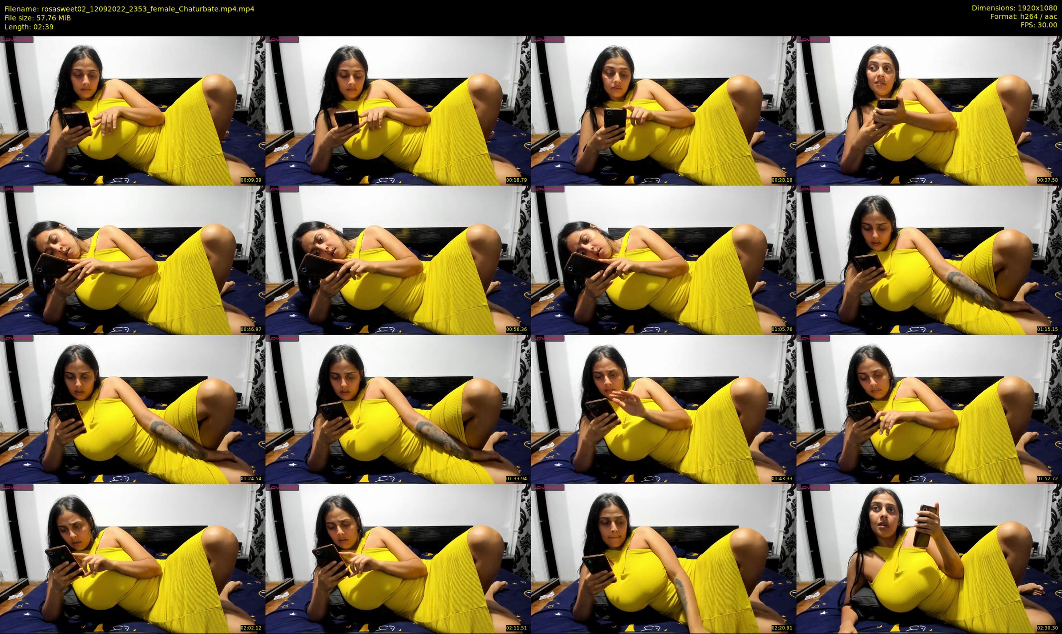 rosasweet02 — 3 minute Chaturbate female cam show recording, 1080p, Sep 12, 2022