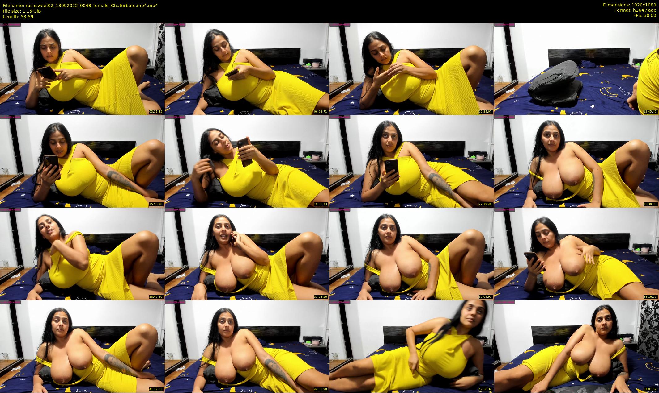 rosasweet02 — 54 minute Chaturbate female cam show recording, 1080p, Sep 13, 2022