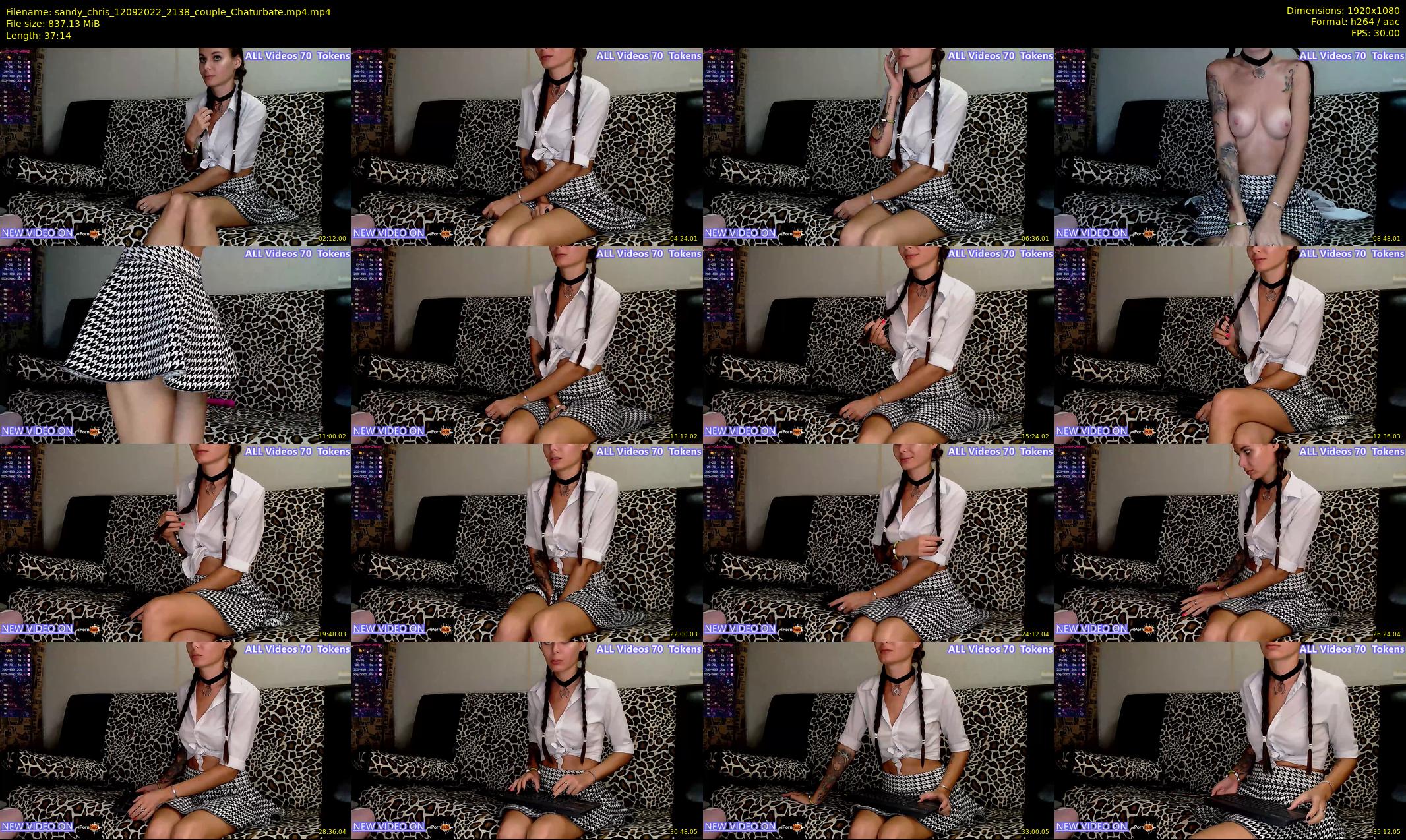 sandy_chris — 38 minute Chaturbate couple cam show recording, 1080p, Sep 12, 2022