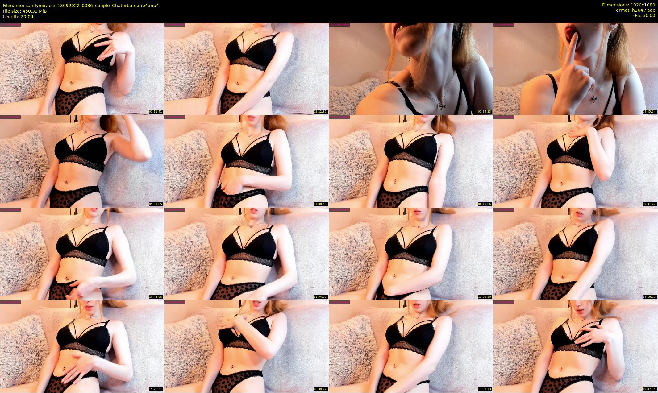 sandymiracle — 21 minute Chaturbate female cam show recording, 1080p, Sep 13, 2022