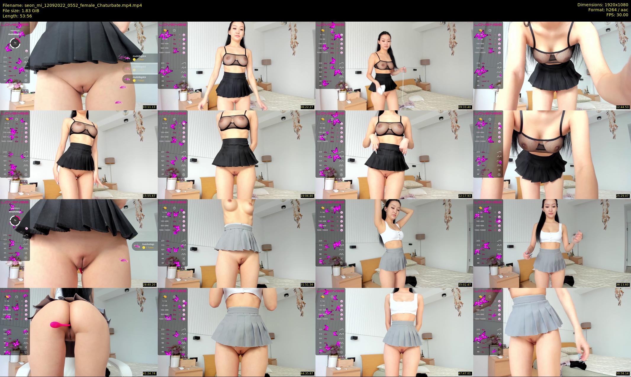 seon_mi — 54 minute Chaturbate female cam show recording, 1080p, Sep 12, 2022