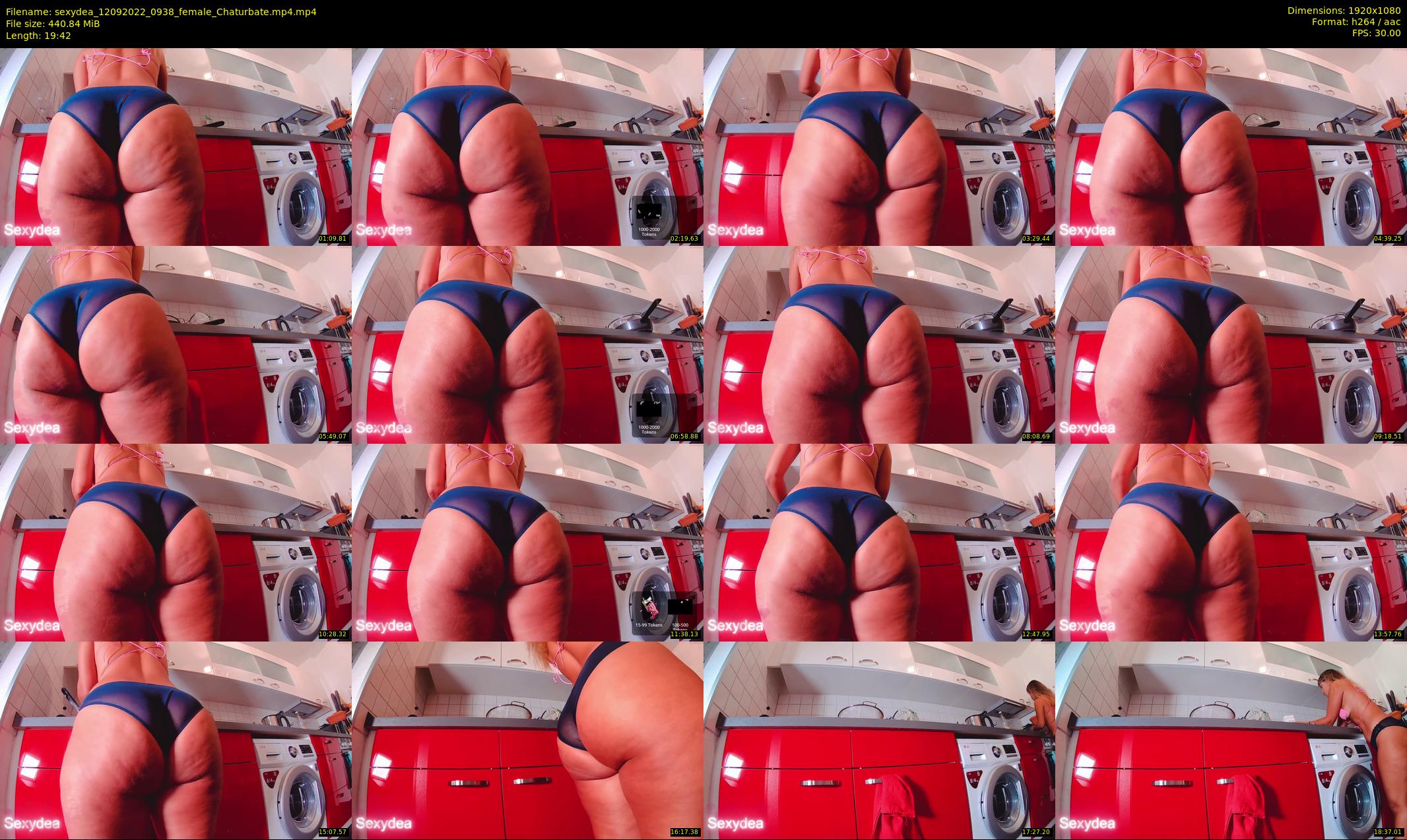 sexydea — 20 minute Chaturbate female cam show recording, 1080p, Sep 12, 2022