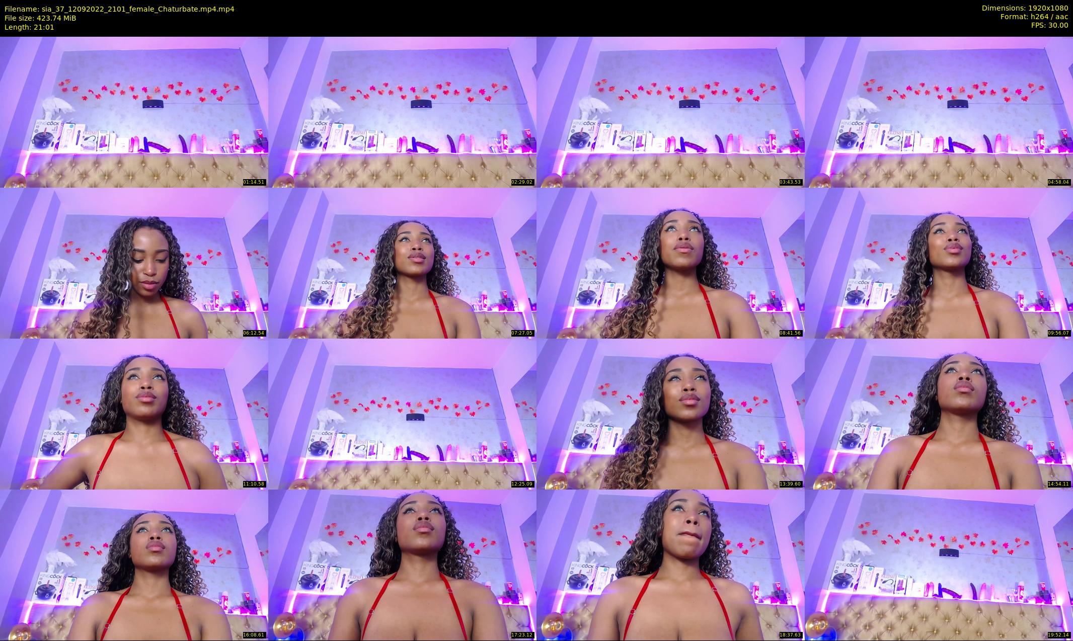 sia_37 — 22 minute Chaturbate female cam show recording, 1080p, Sep 12, 2022