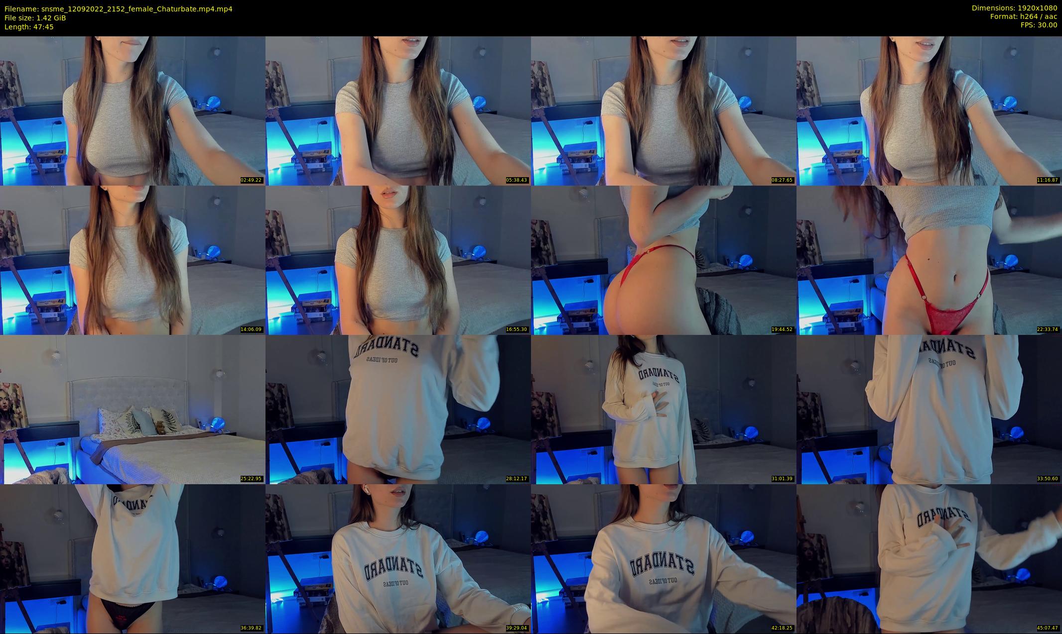 snsme — 48 minute Chaturbate female cam show recording, 1080p, Sep 12, 2022