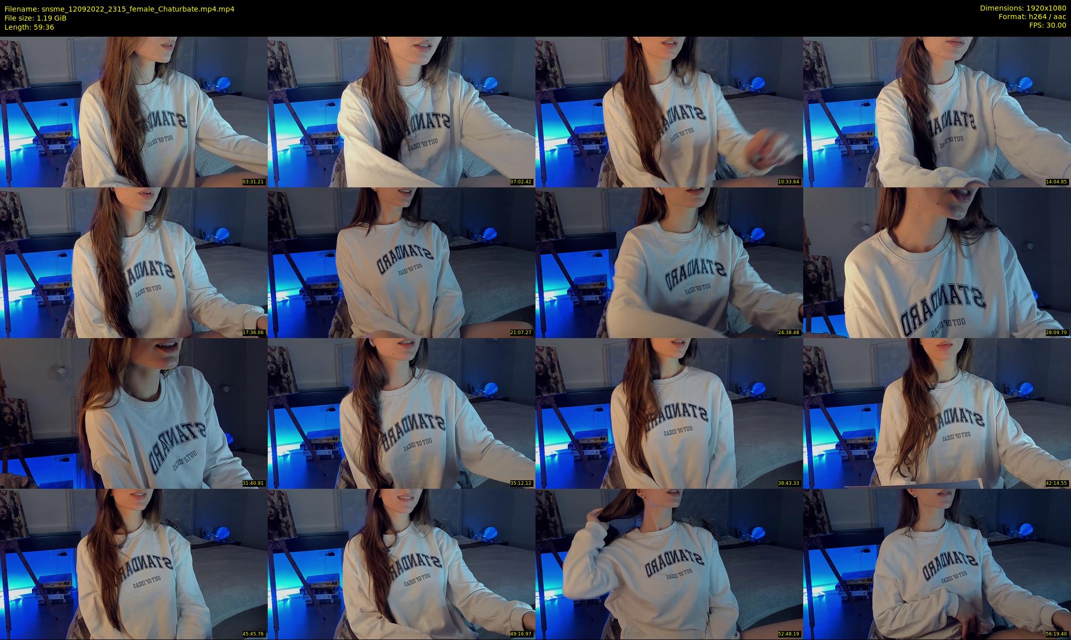 snsme — 60 minute Chaturbate female cam show recording, 1080p, Sep 12, 2022