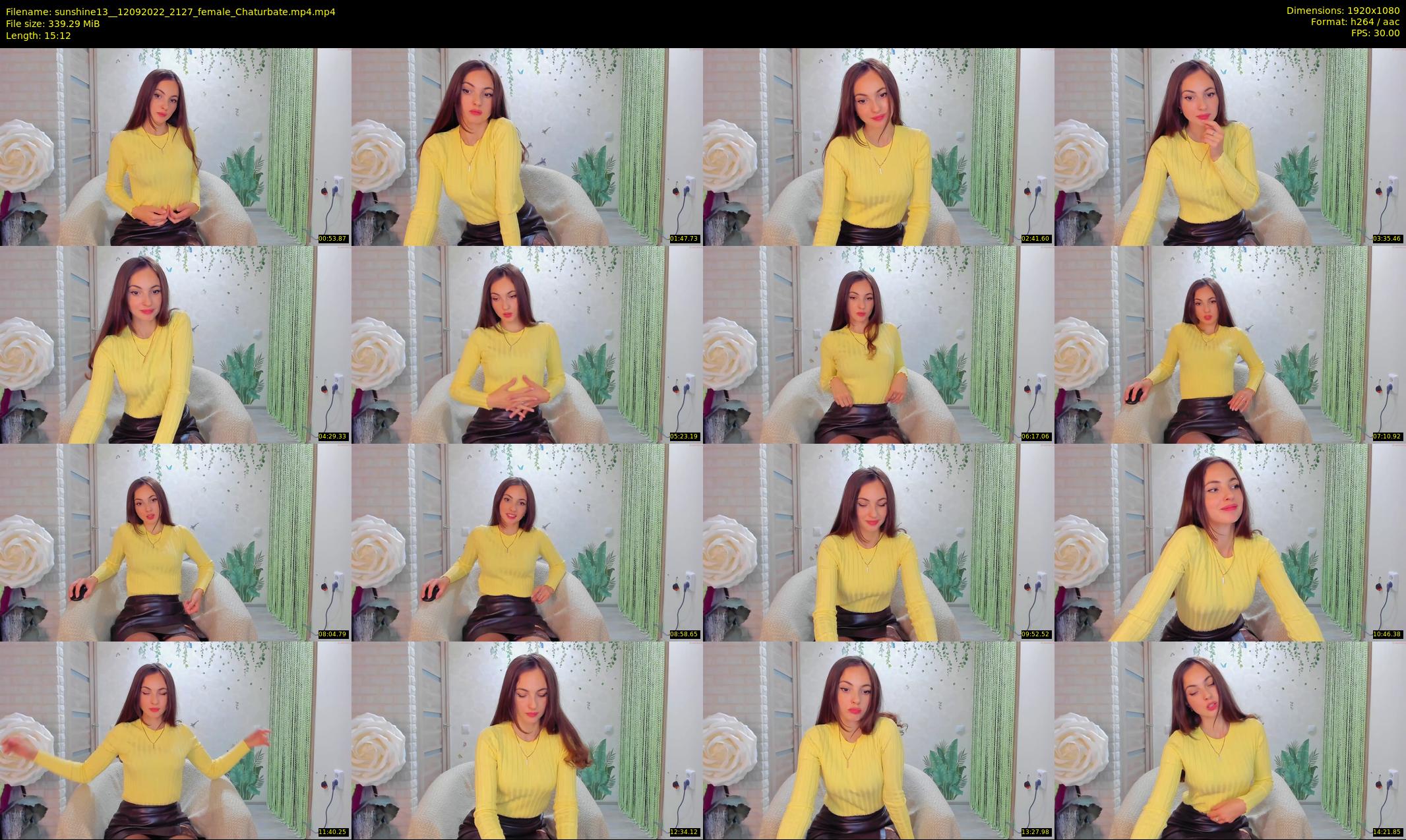 sunshine13_ — 16 minute Chaturbate female cam show recording, 1080p, Sep 12, 2022