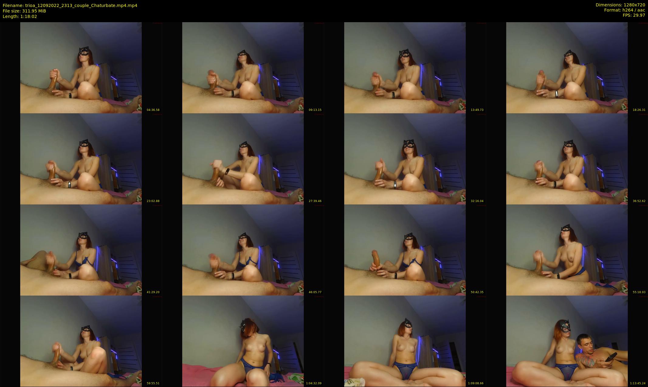 trioa — 79 minute Chaturbate couple cam show recording, 720p, Sep 12, 2022