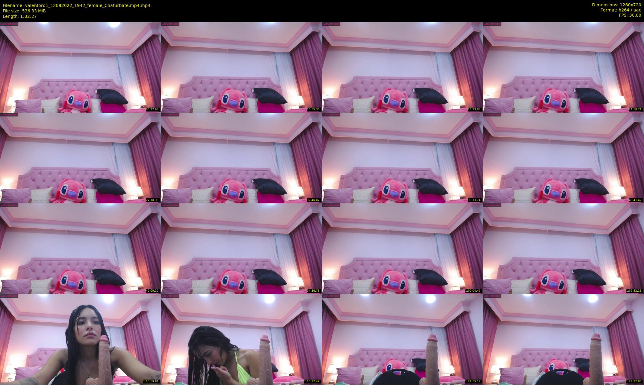 valentoro1 — 93 minute Chaturbate female cam show recording, 720p, Sep 12, 2022