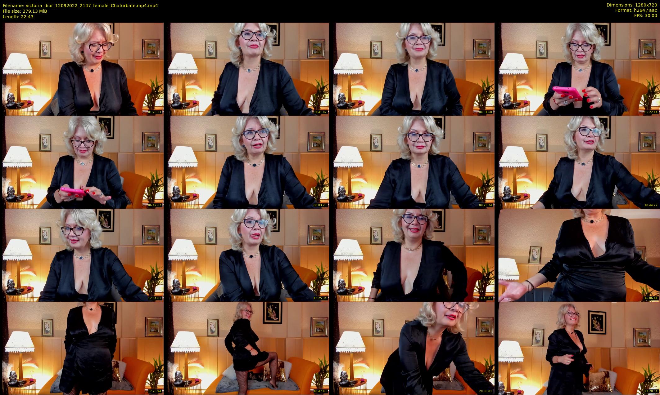 victoria_dior — 23 minute Chaturbate female cam show recording, 720p, Sep 12, 2022