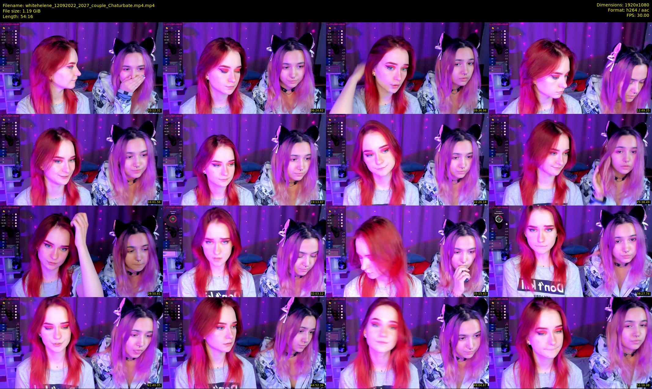whitehelene — 55 minute Chaturbate female cam show recording, 1080p, Sep 12, 2022