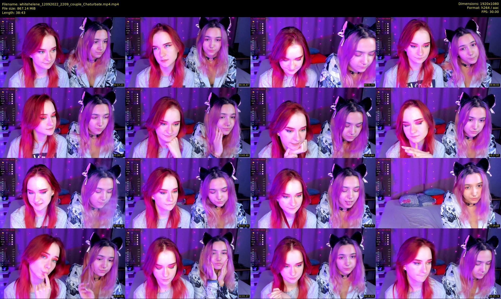 whitehelene — 39 minute Chaturbate female cam show recording, 1080p, Sep 12, 2022