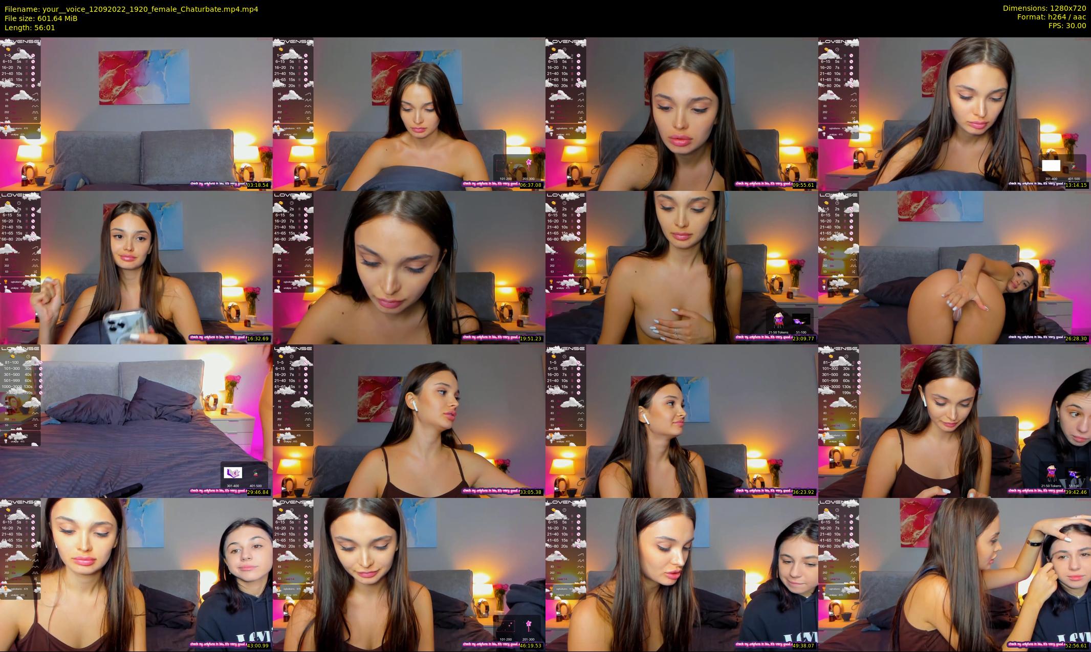 your__voice — 57 minute Chaturbate female cam show recording, 720p, Sep 12, 2022