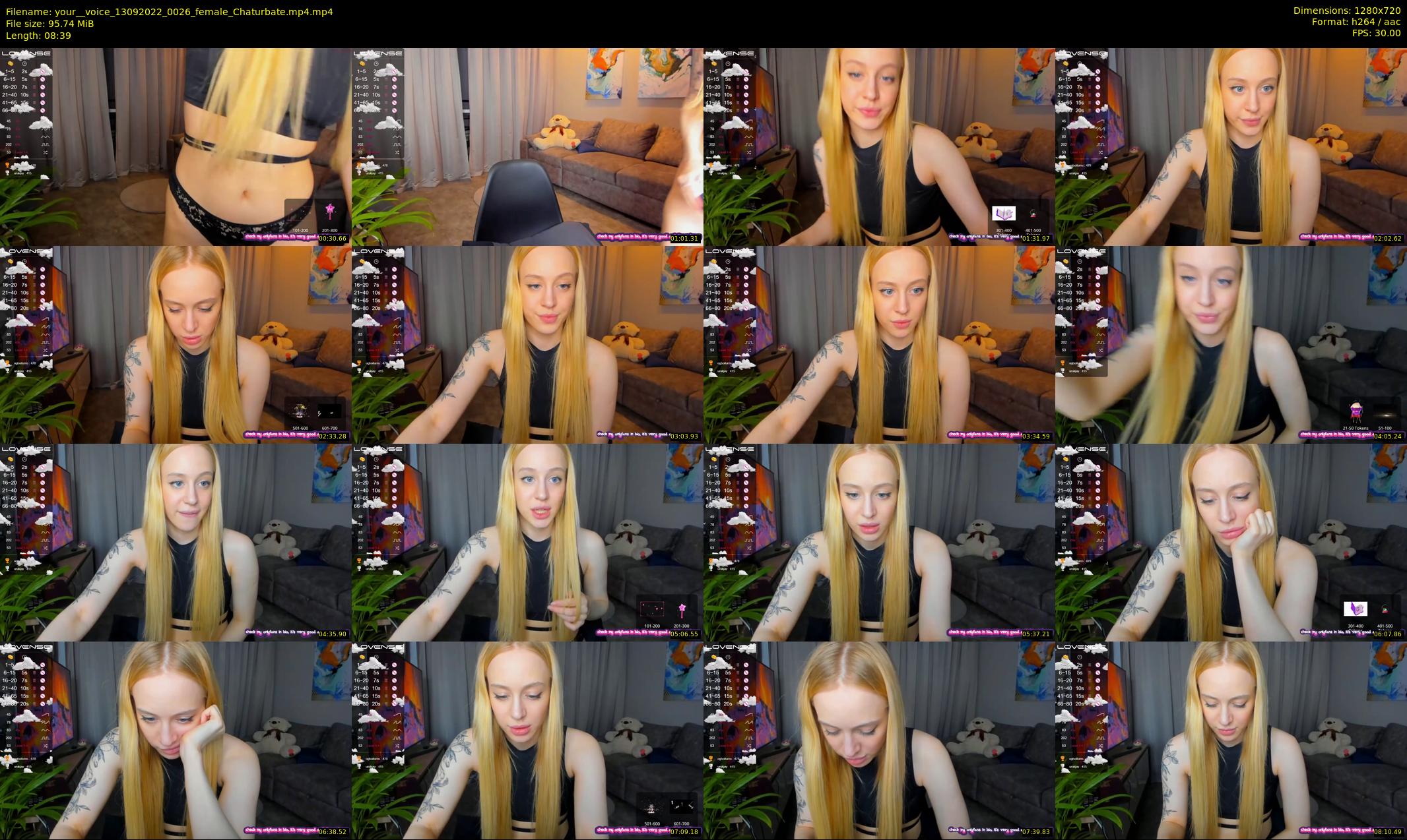 your__voice — 9 minute Chaturbate female cam show recording, 720p, Sep 13, 2022