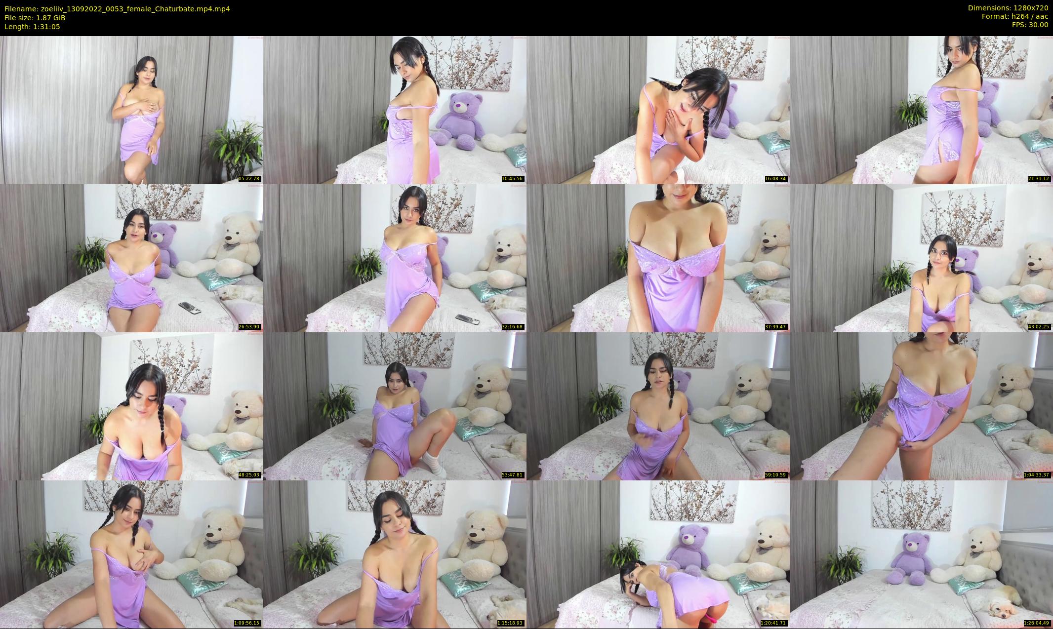 zoeliiv — 92 minute Chaturbate female cam show recording, 720p, Sep 13, 2022