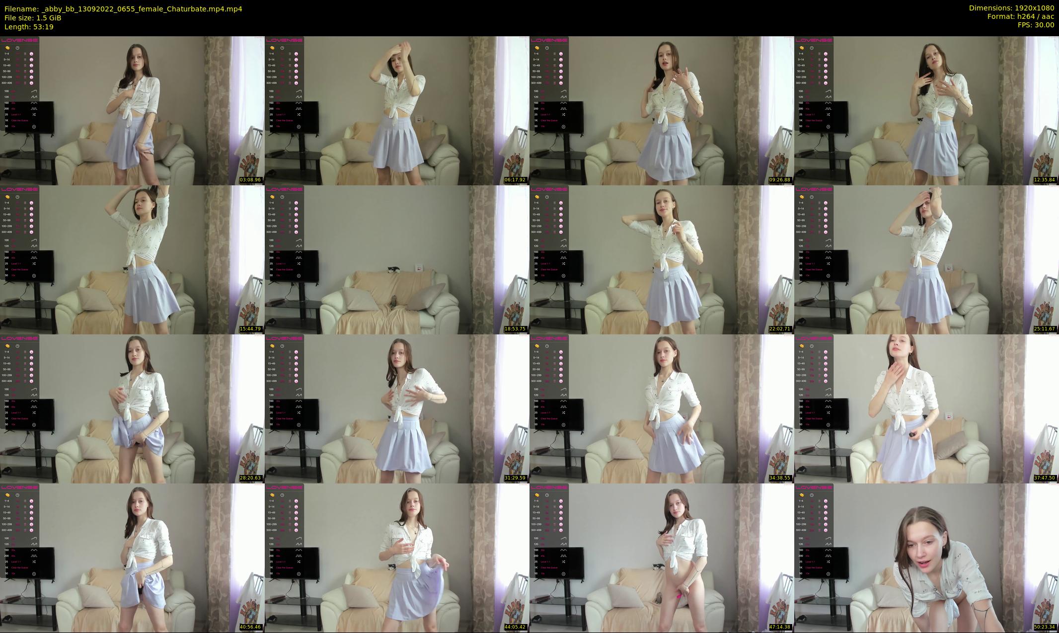 _abby_bb — 54 minute Chaturbate female cam show recording, 1080p, Sep 13, 2022
