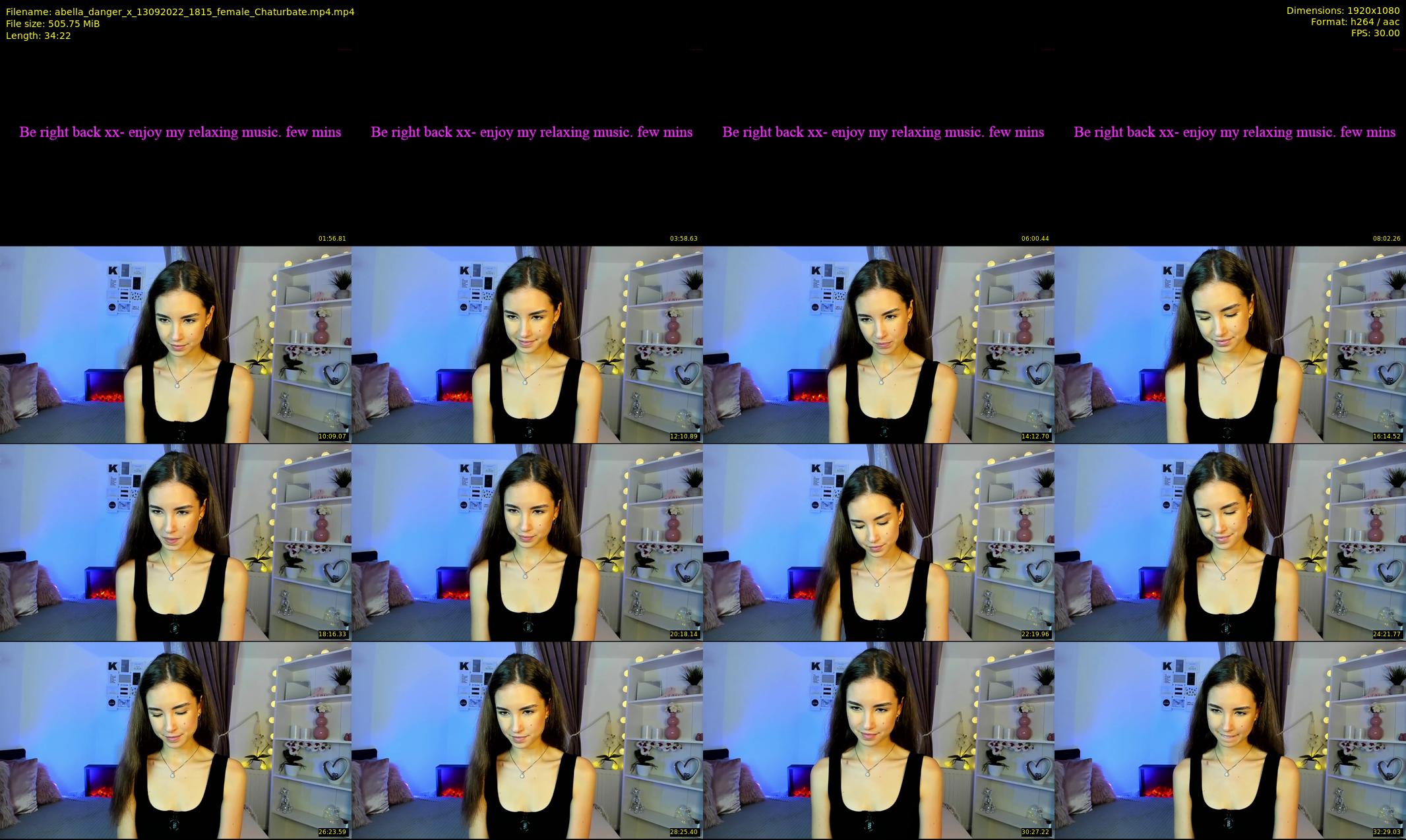 abella_danger_x — 35 minute Chaturbate female cam show recording, 1080p, Sep 13, 2022