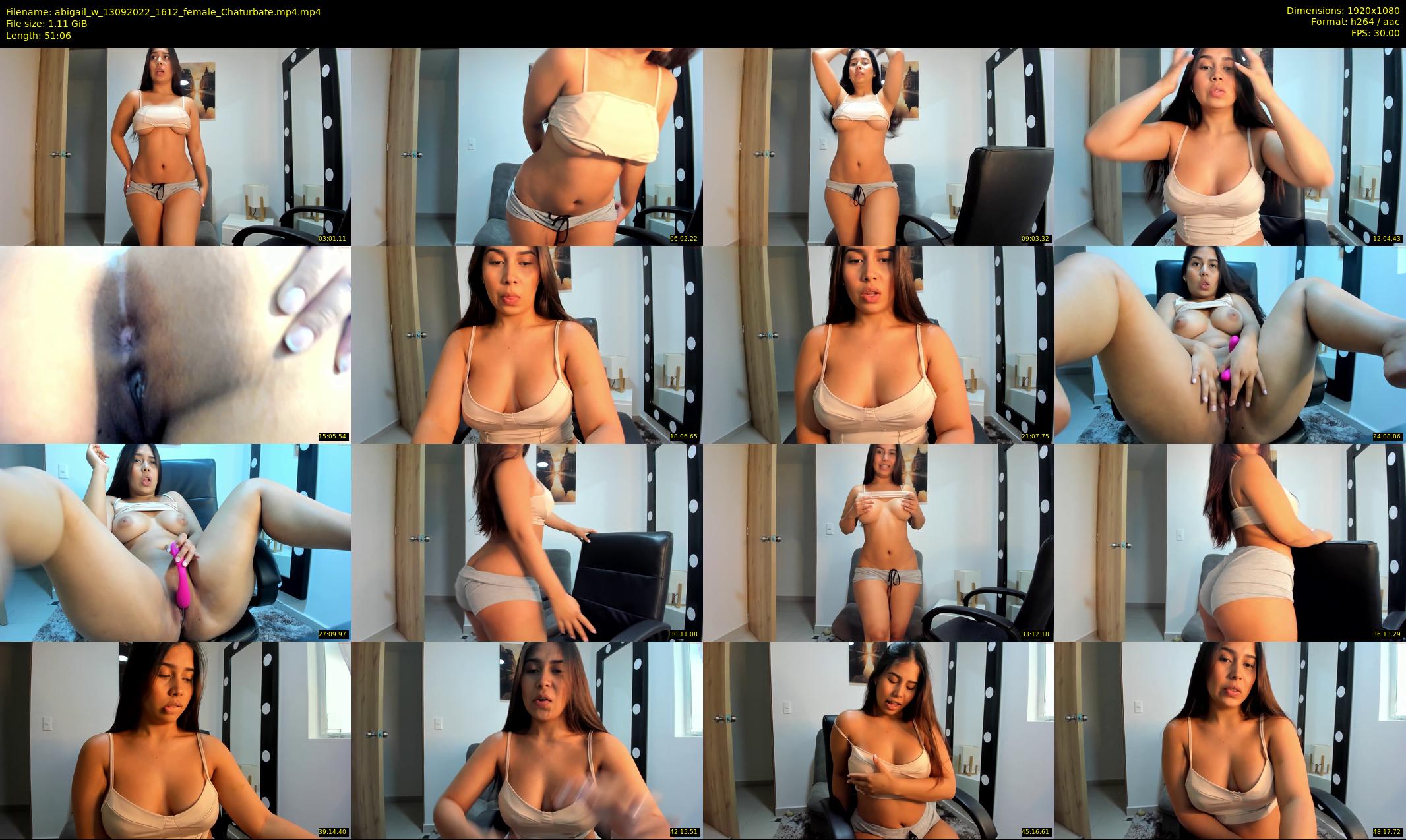 abigail_w — 52 minute Chaturbate female cam show recording, 1080p, Sep 13, 2022
