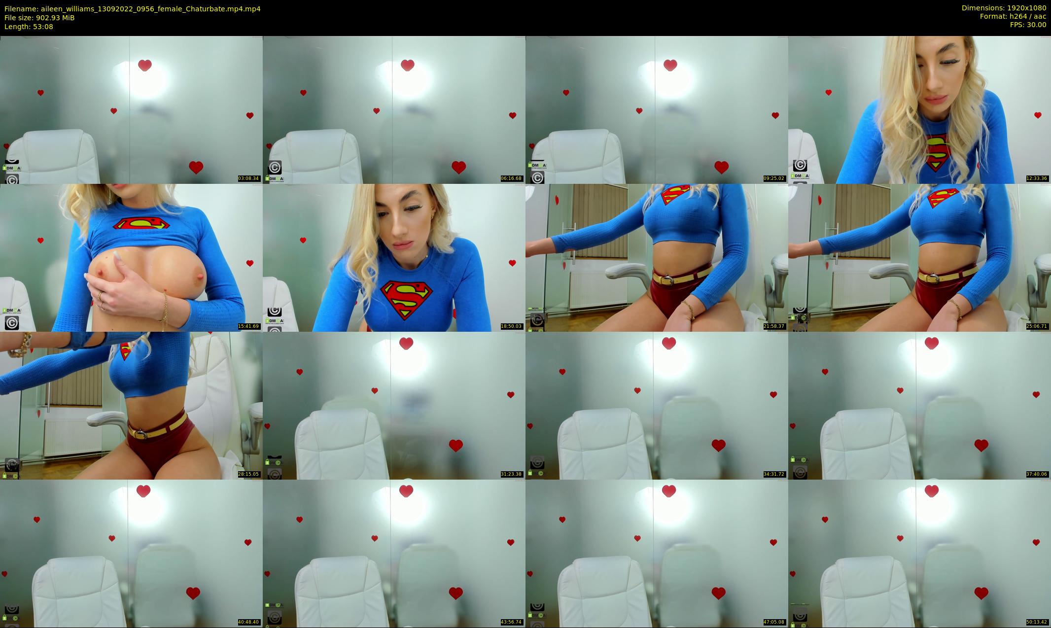 aileen_williams — 54 minute Chaturbate female cam show recording, 1080p, Sep 13, 2022