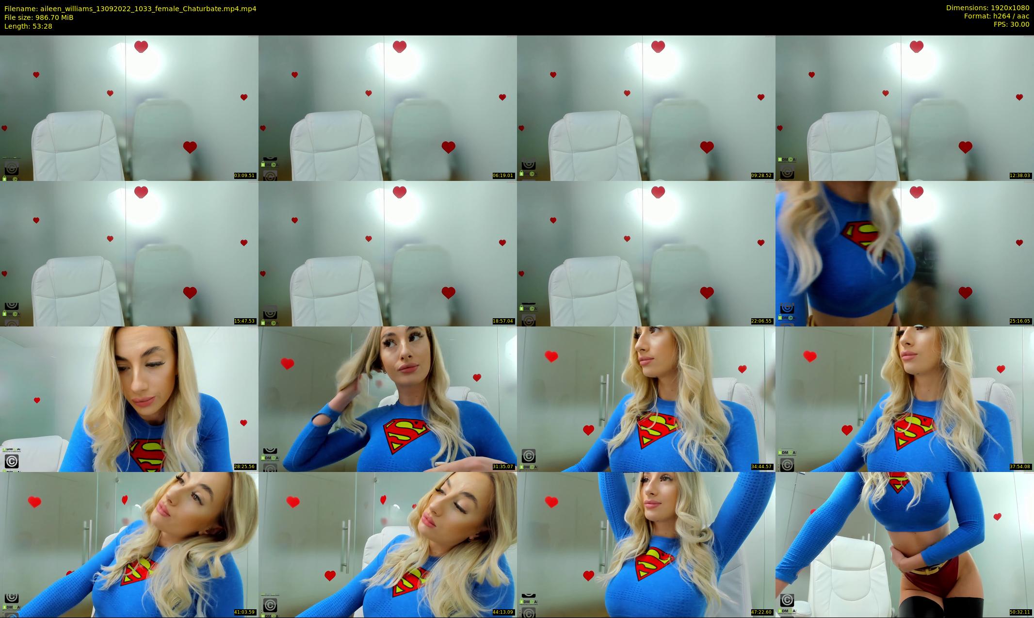 aileen_williams — 54 minute Chaturbate female cam show recording, 1080p, Sep 13, 2022