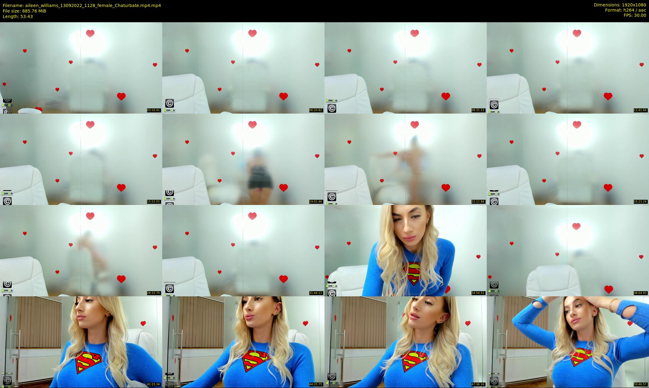 aileen_williams — 54 minute Chaturbate female cam show recording, 1080p, Sep 13, 2022