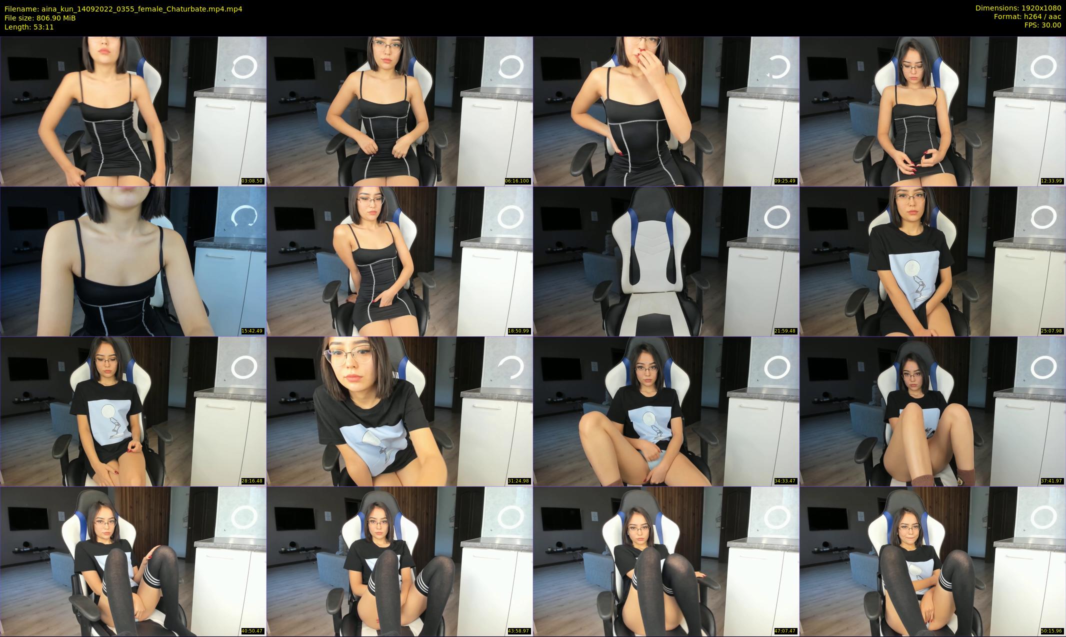 aina_kun — 54 minute Chaturbate female cam show recording, 1080p, Sep 14, 2022