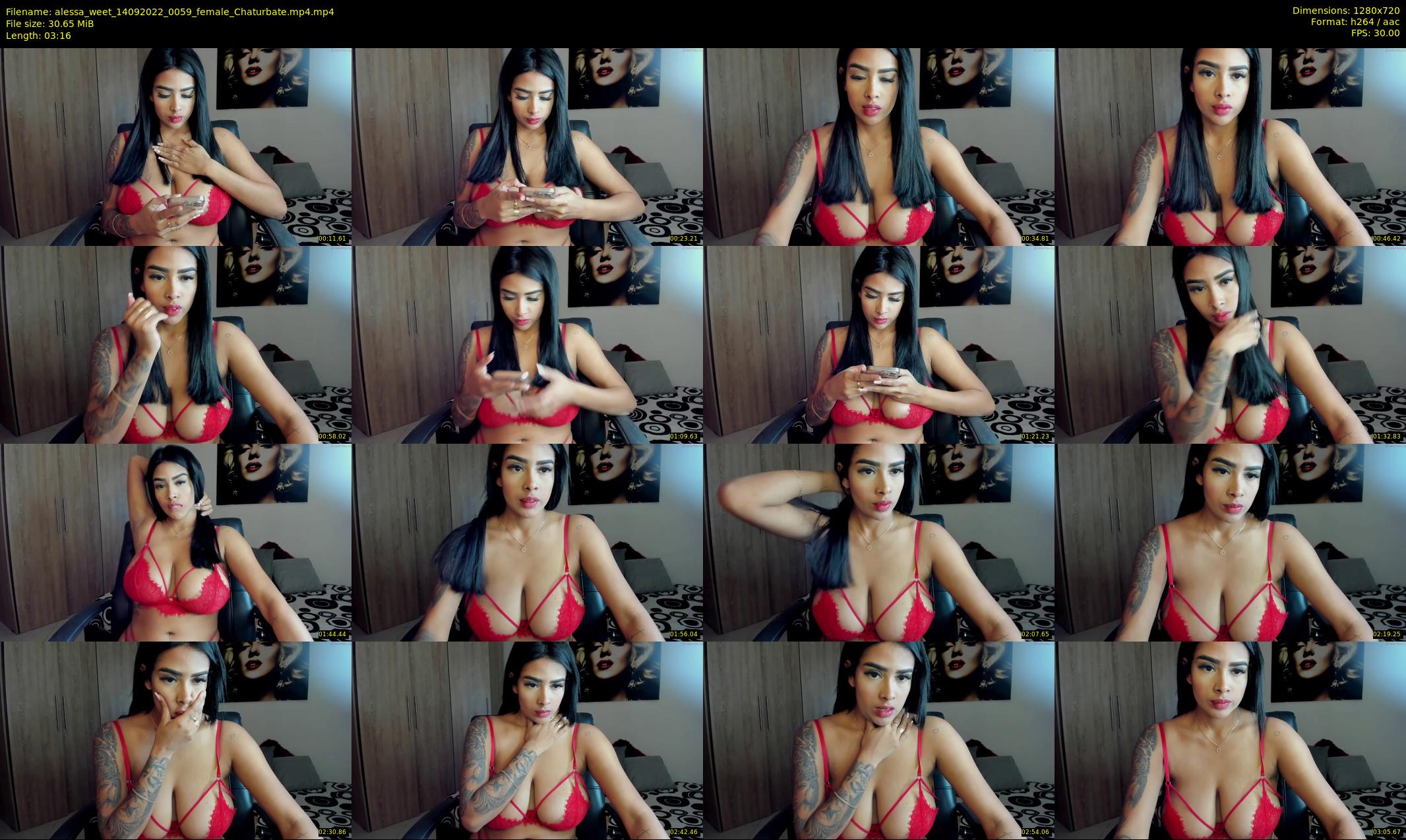 alessa_weet — 4 minute Chaturbate female cam show recording, 720p, Sep 14, 2022