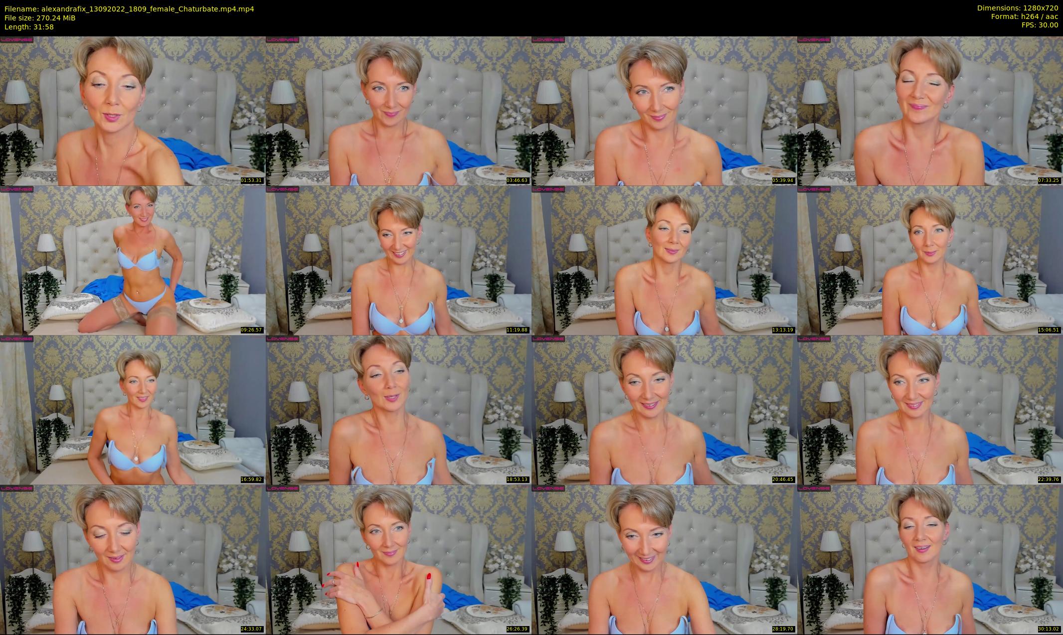alexandrafix — 32 minute Chaturbate female cam show recording, 720p, Sep 13, 2022