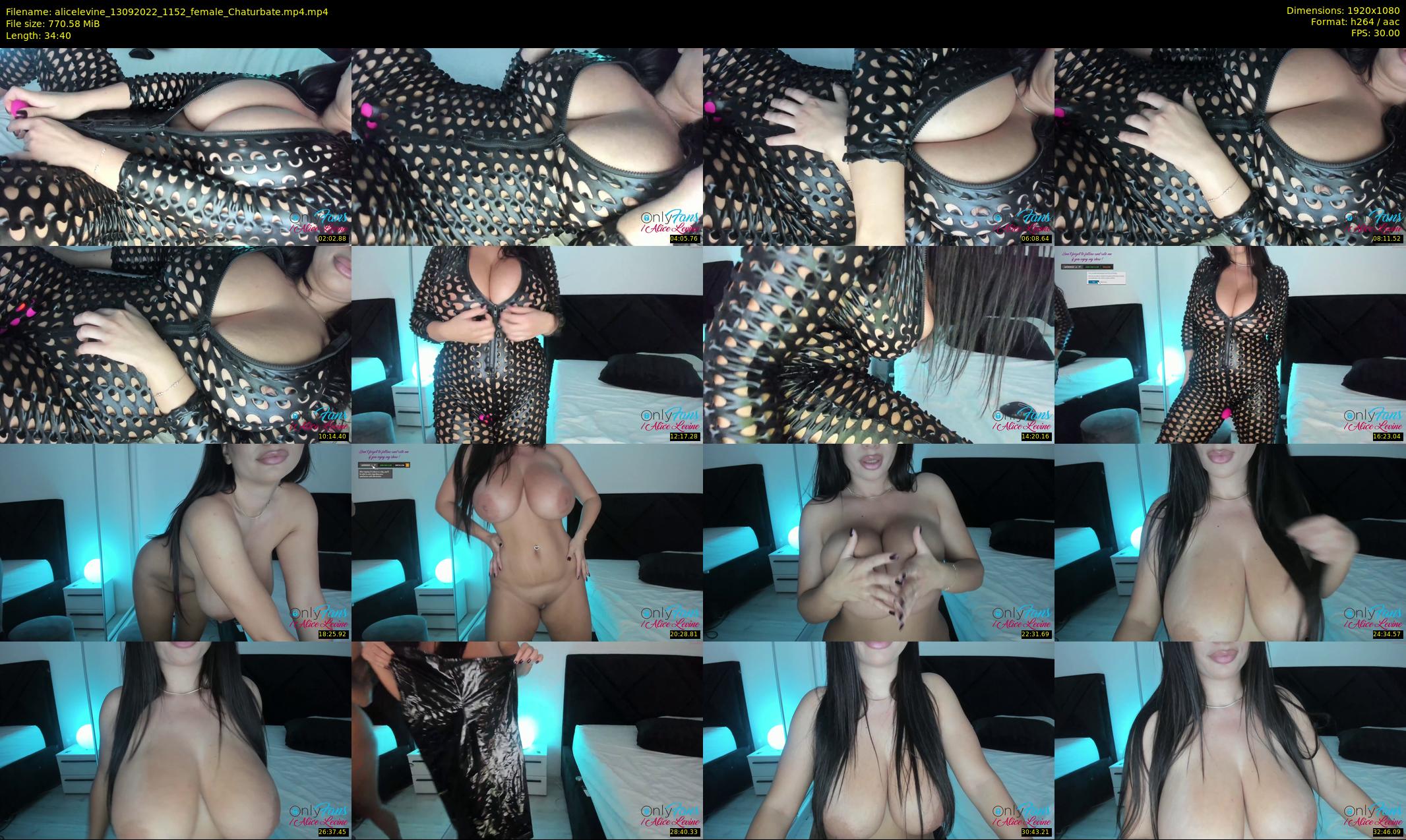 alicelevine — 35 minute Chaturbate female cam show recording, 1080p, Sep 13, 2022