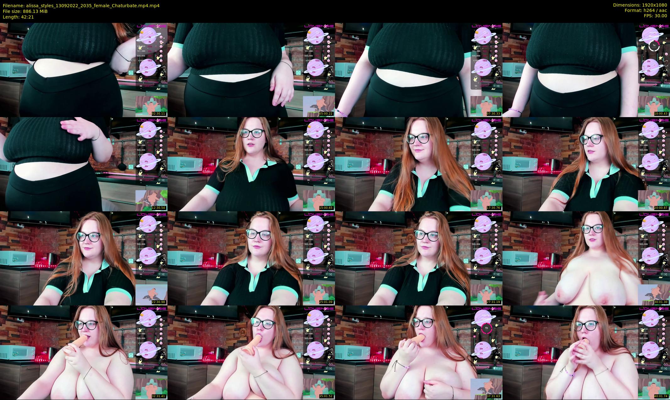 alissa_styles — 43 minute Chaturbate female cam show recording, 1080p, Sep 13, 2022