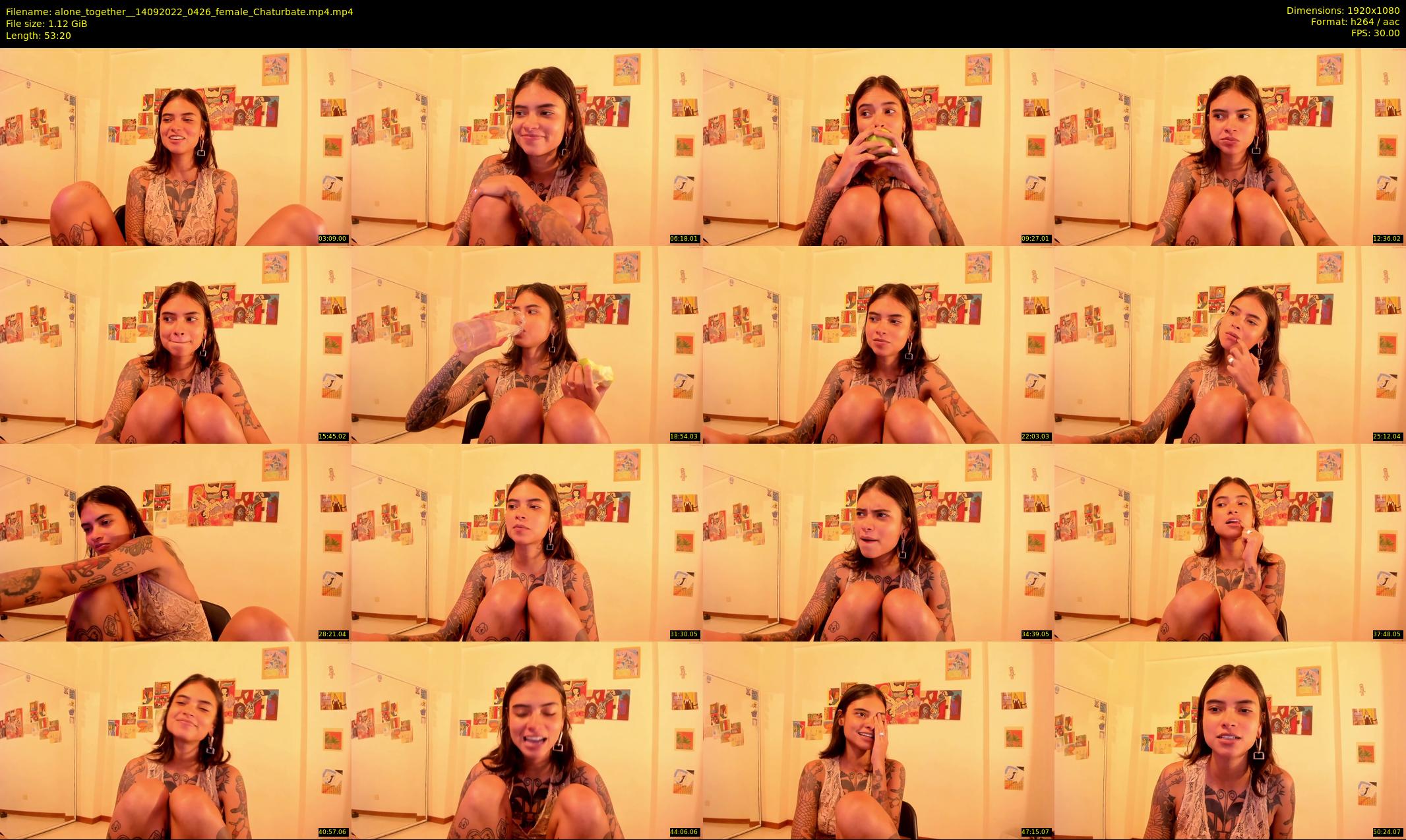 alone_together_ — 54 minute Chaturbate female cam show recording, 1080p, Sep 14, 2022