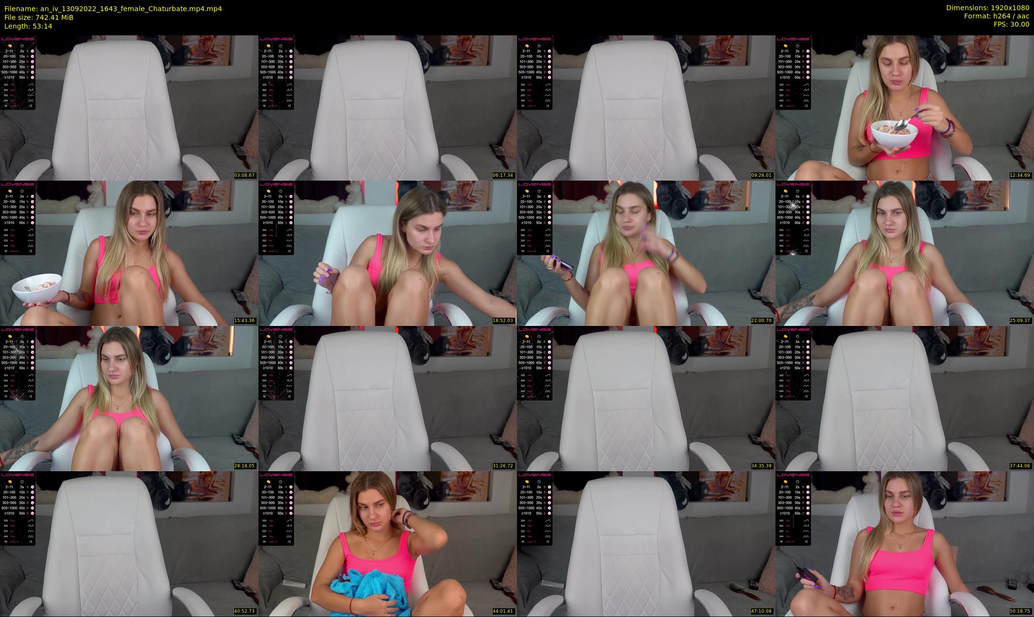 an_iv — 54 minute Chaturbate female cam show recording, 1080p, Sep 13, 2022