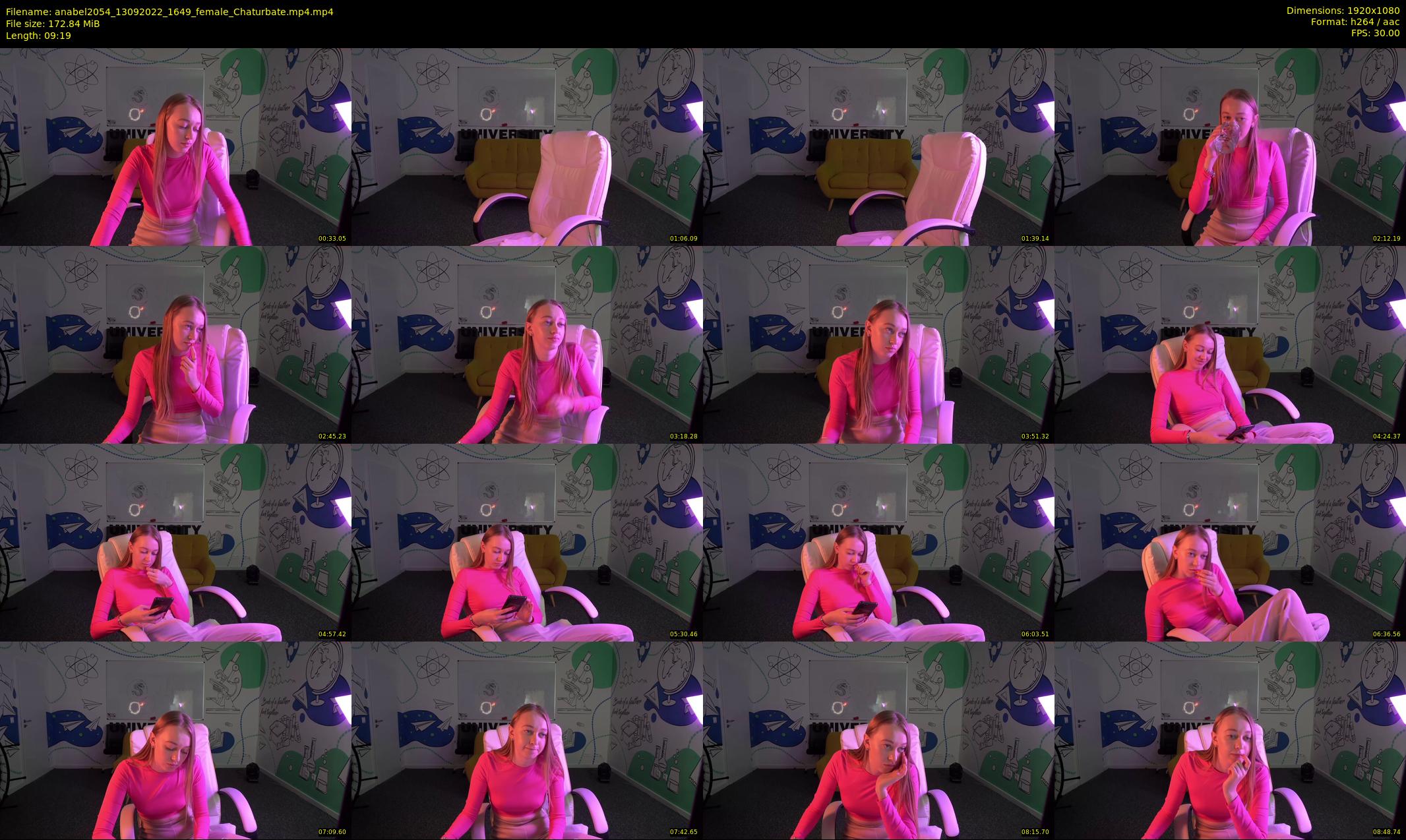 anabel2054 — 10 minute Chaturbate female cam show recording, 1080p, Sep 13, 2022