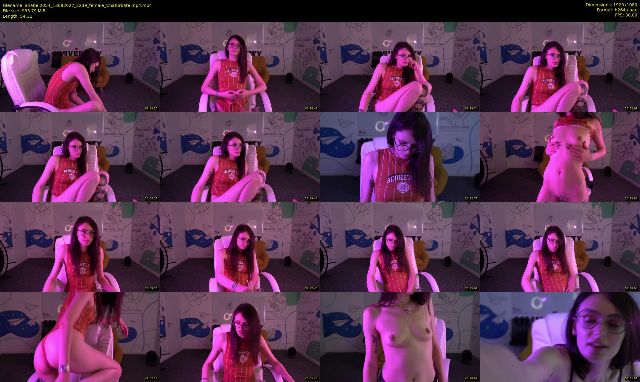 anabel2054 — 55 minute Chaturbate female cam show recording, 1080p, Sep 13, 2022