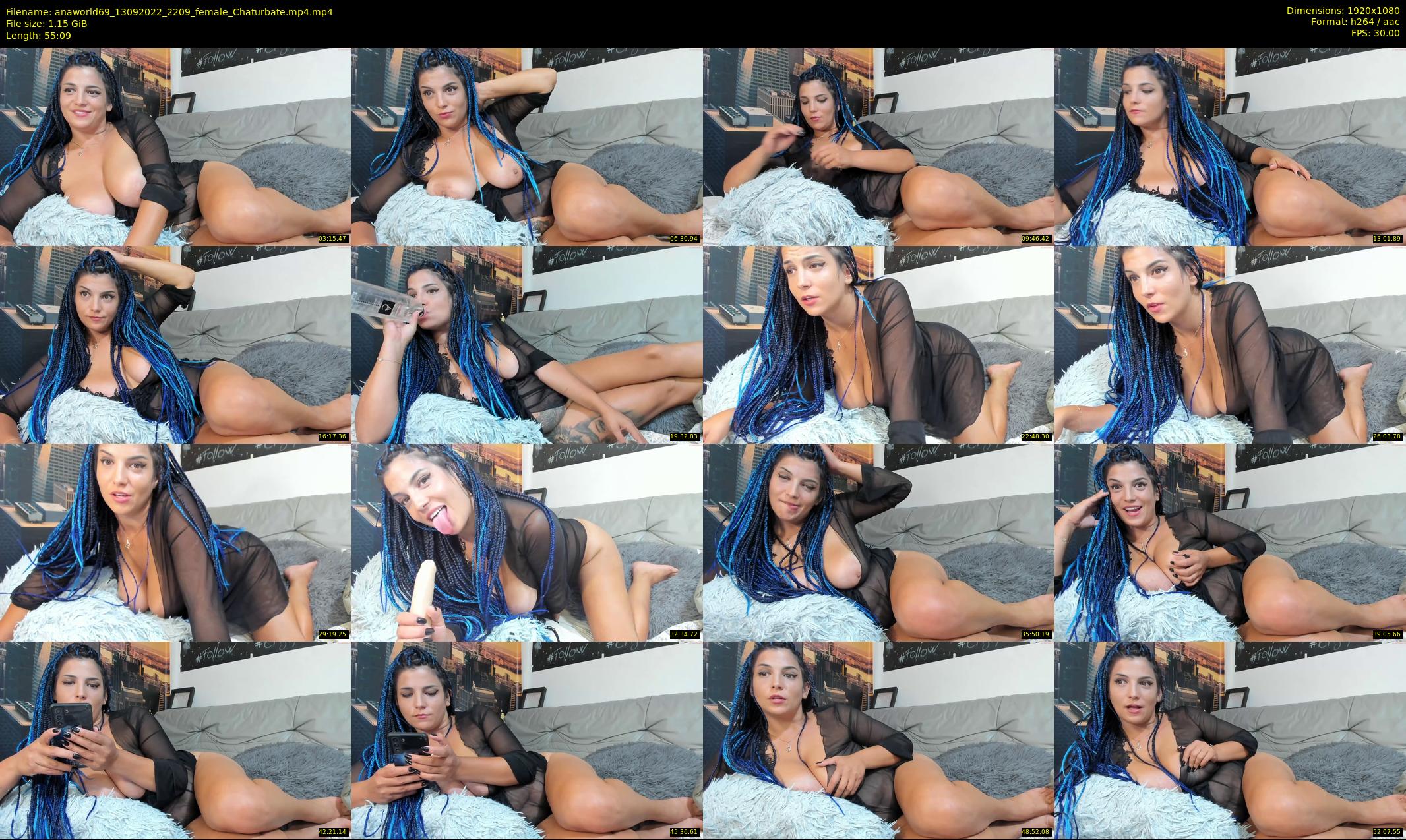 anaworld69 — 56 minute Chaturbate female cam show recording, 1080p, Sep 13, 2022