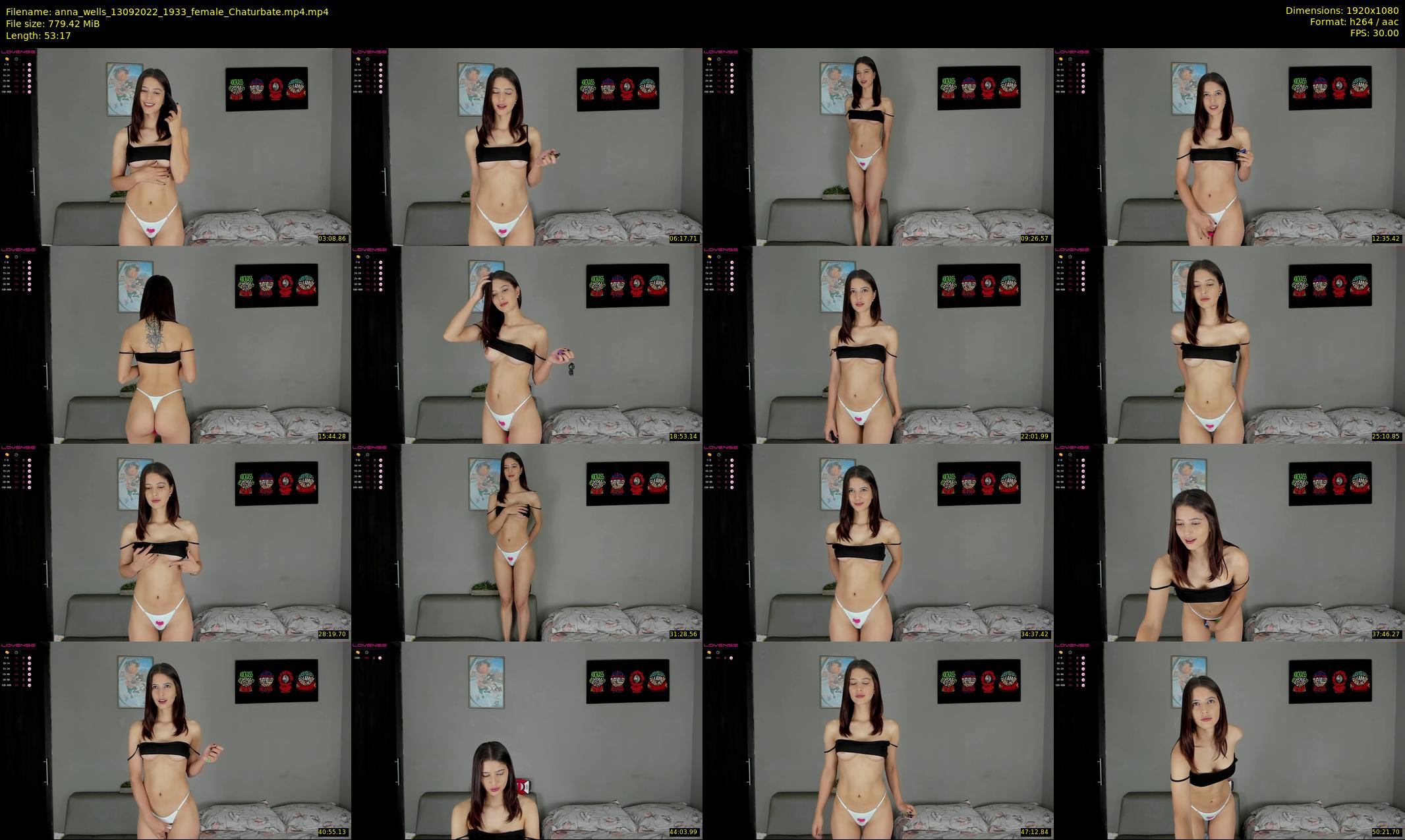 anna_wells — 54 minute Chaturbate female cam show recording, 1080p, Sep 13, 2022