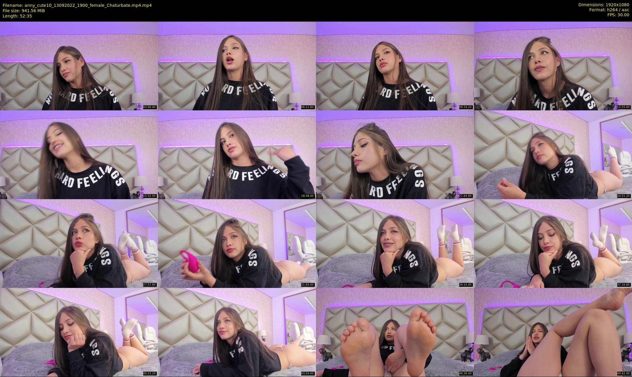 anny_cute10 — 53 minute Chaturbate female cam show recording, 1080p, Sep 13, 2022