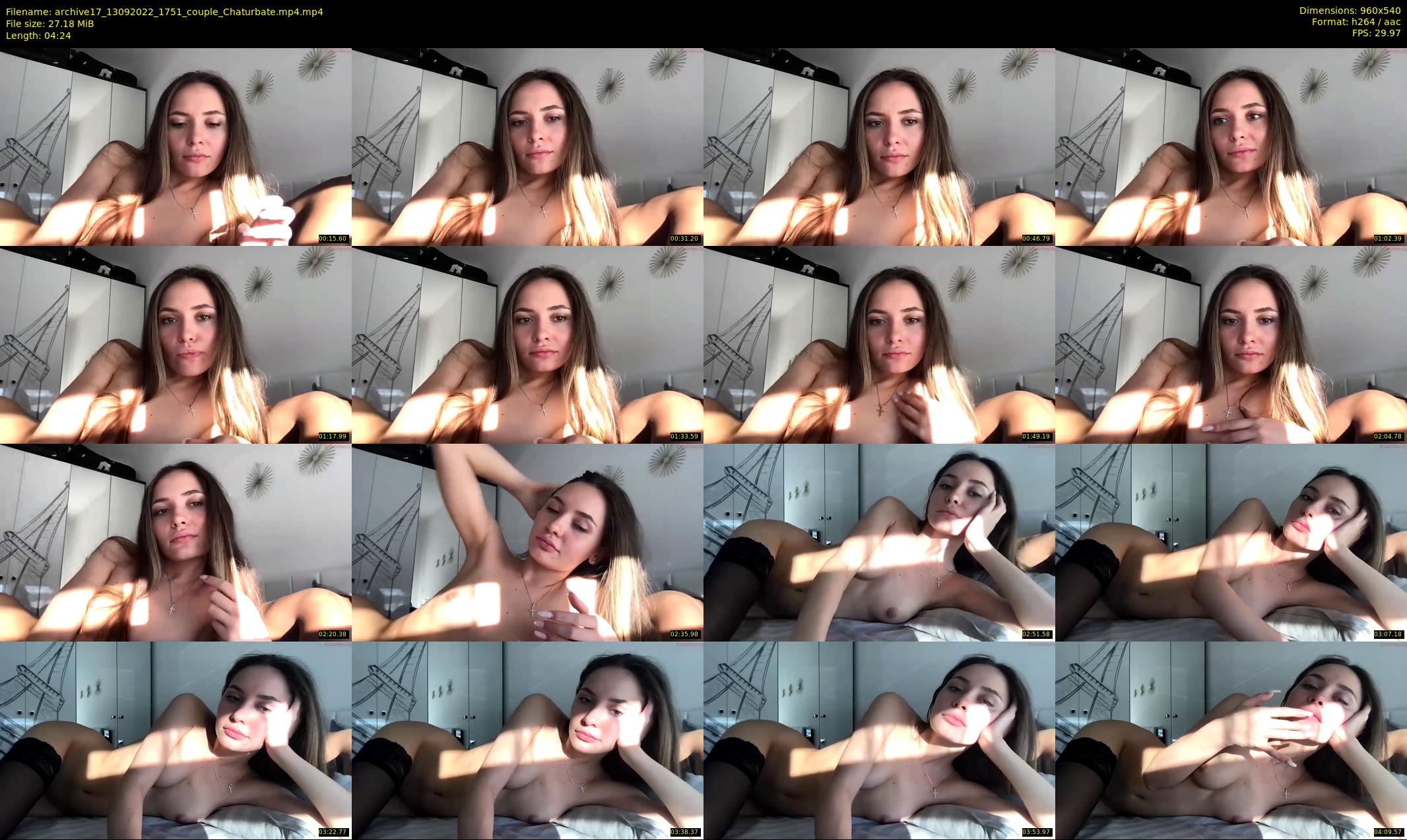 archive17 — 5 minute Chaturbate couple cam show recording, 480p, Sep 13, 2022