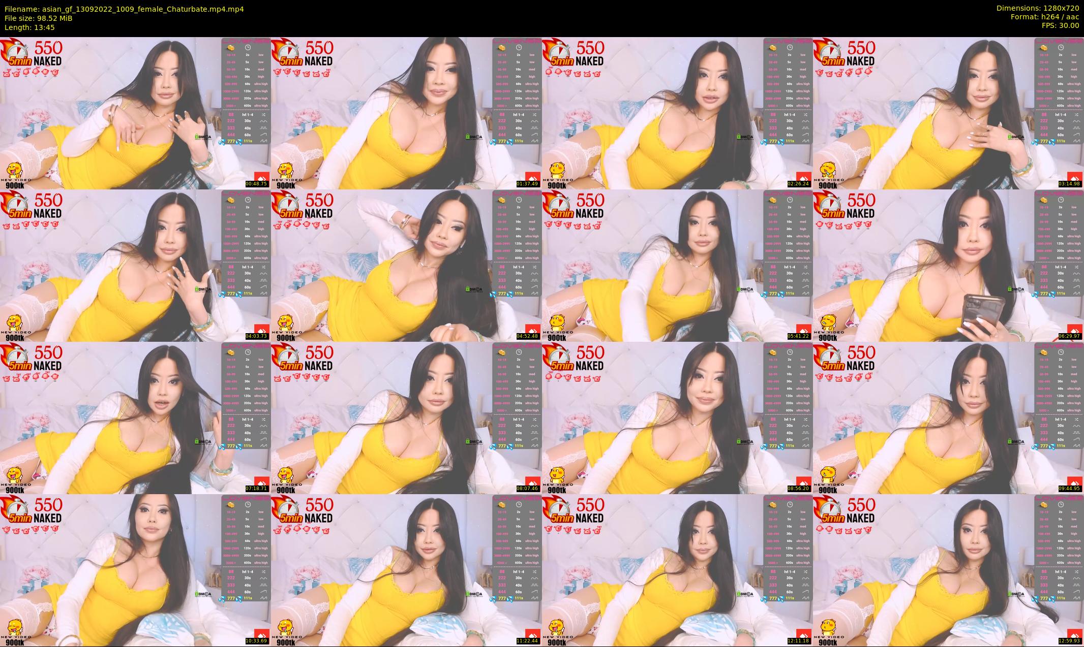 asian_gf — 14 minute Chaturbate female cam show recording, 720p, Sep 13, 2022