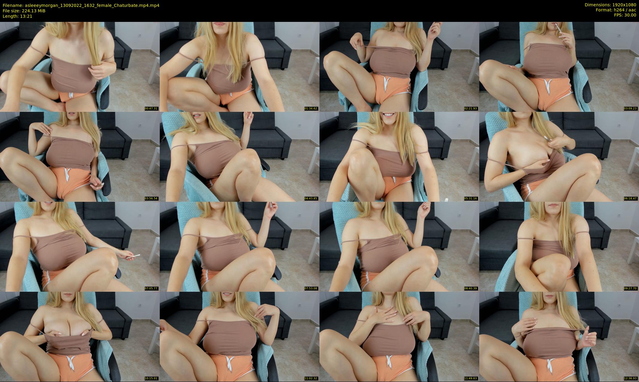 asleeeymorgan — 14 minute Chaturbate female cam show recording, 1080p, Sep 13, 2022