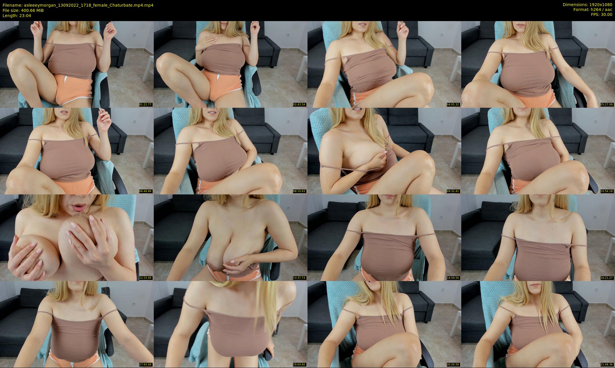 asleeeymorgan — 24 minute Chaturbate female cam show recording, 1080p, Sep 13, 2022